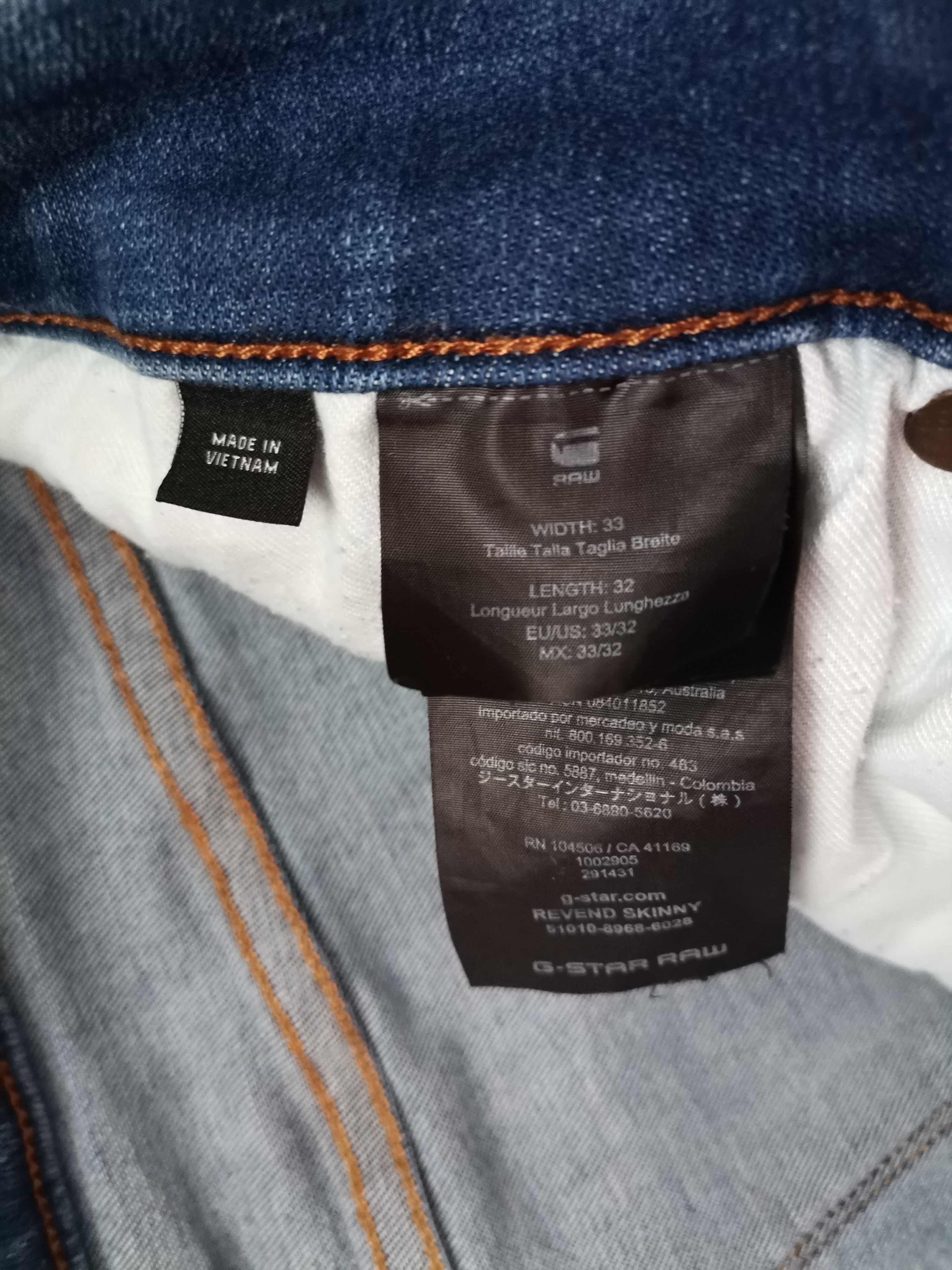 G-Star G-Star Raw Jeans Size US 33 - 4 Thumbnail