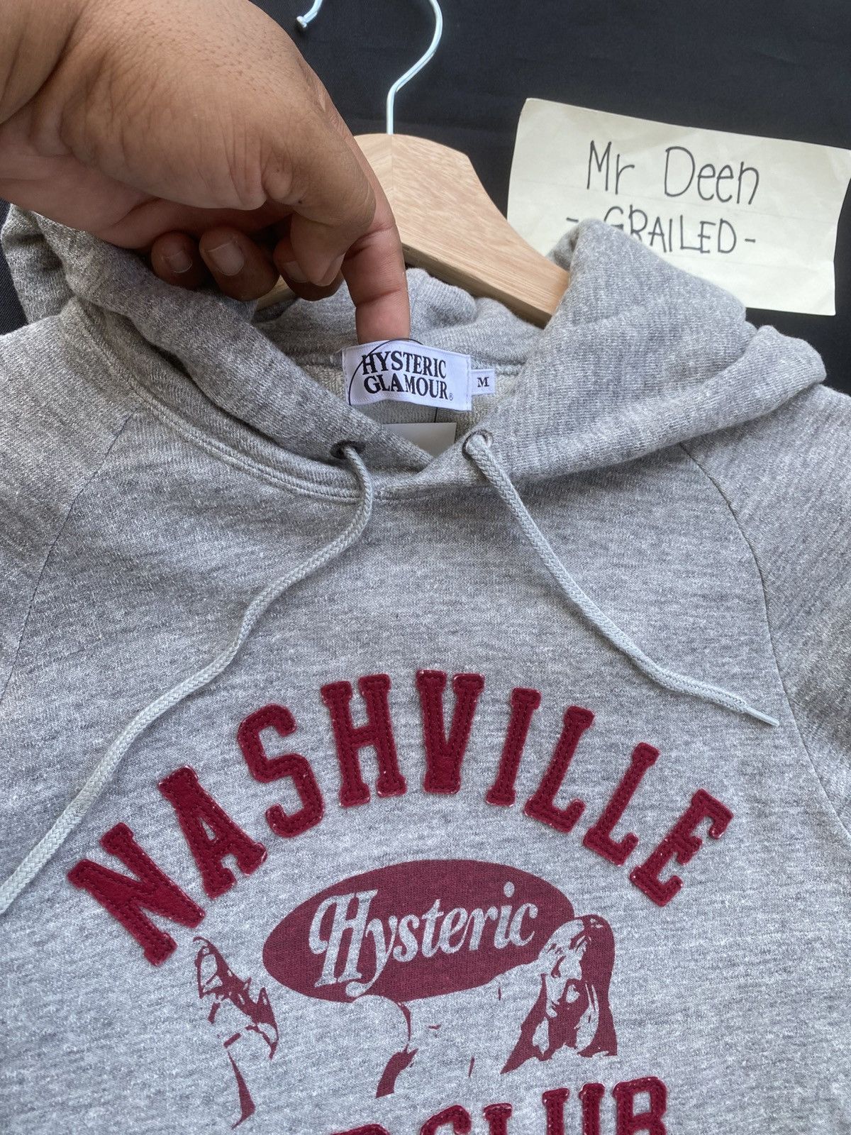 Hysteric Glamour Rare HYSTERIC GLAMOUR His Girl Pullover Hoodie Size US M / EU 48-50 / 2 - 8 Thumbnail