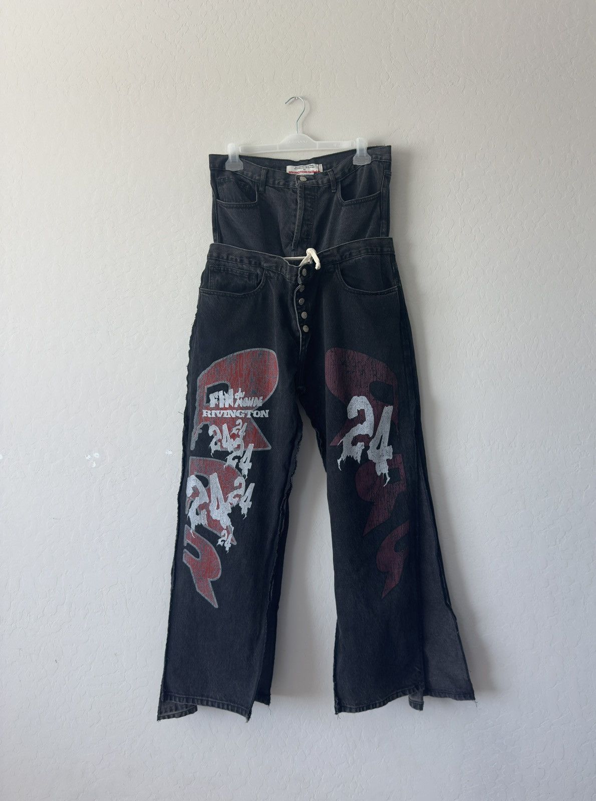 RRR-123 Rivington Roi Boi He Rose 3 Double Layer Pant Size US 36 / EU 52 - 2 Thumbnail