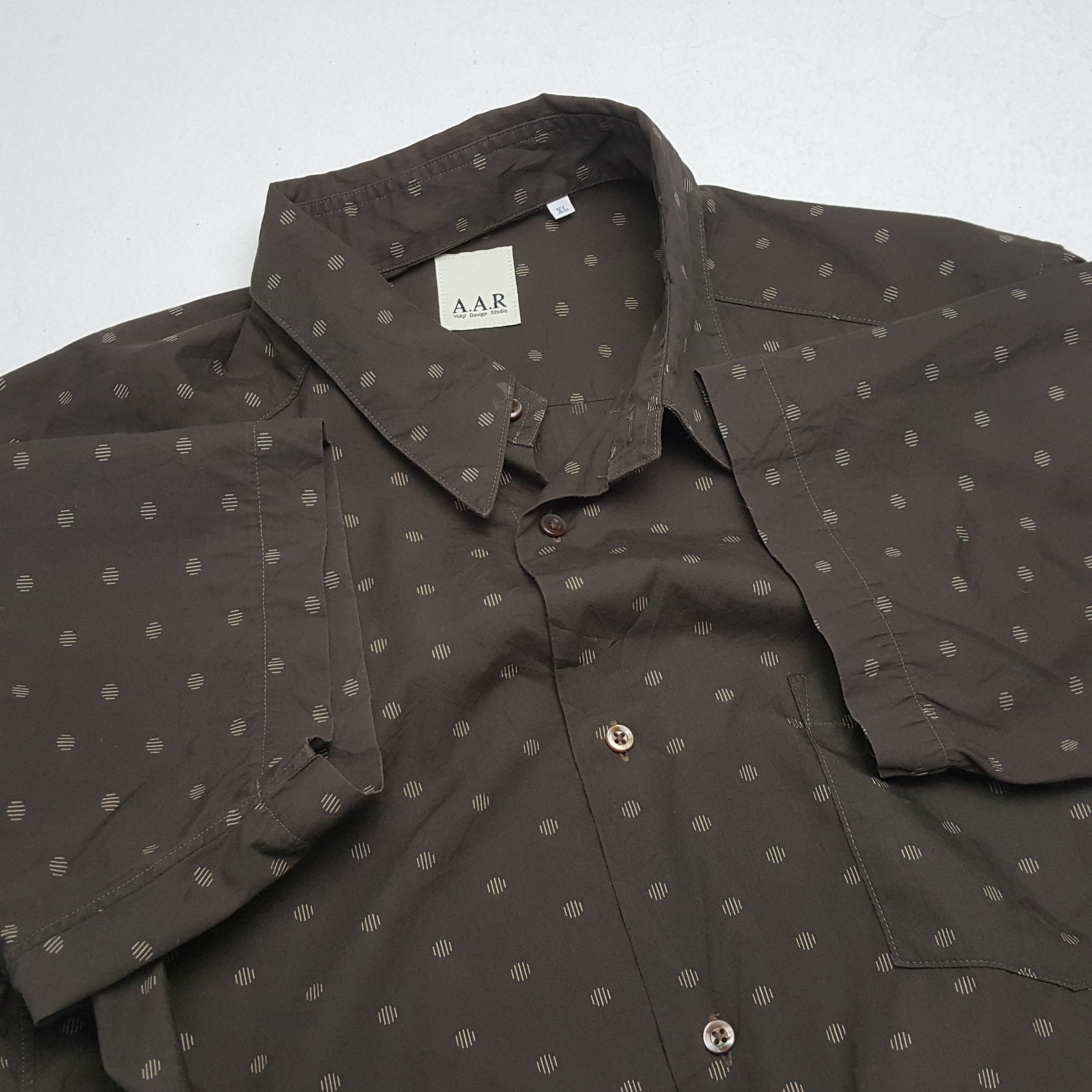 Japanese Brand × Vintage × Yohji Yamamoto A.A.R by YOHJI YAMAMOTO Fashion Designer Custom Art Shirt Size US L / EU 52-54 / 3 - 7 Thumbnail