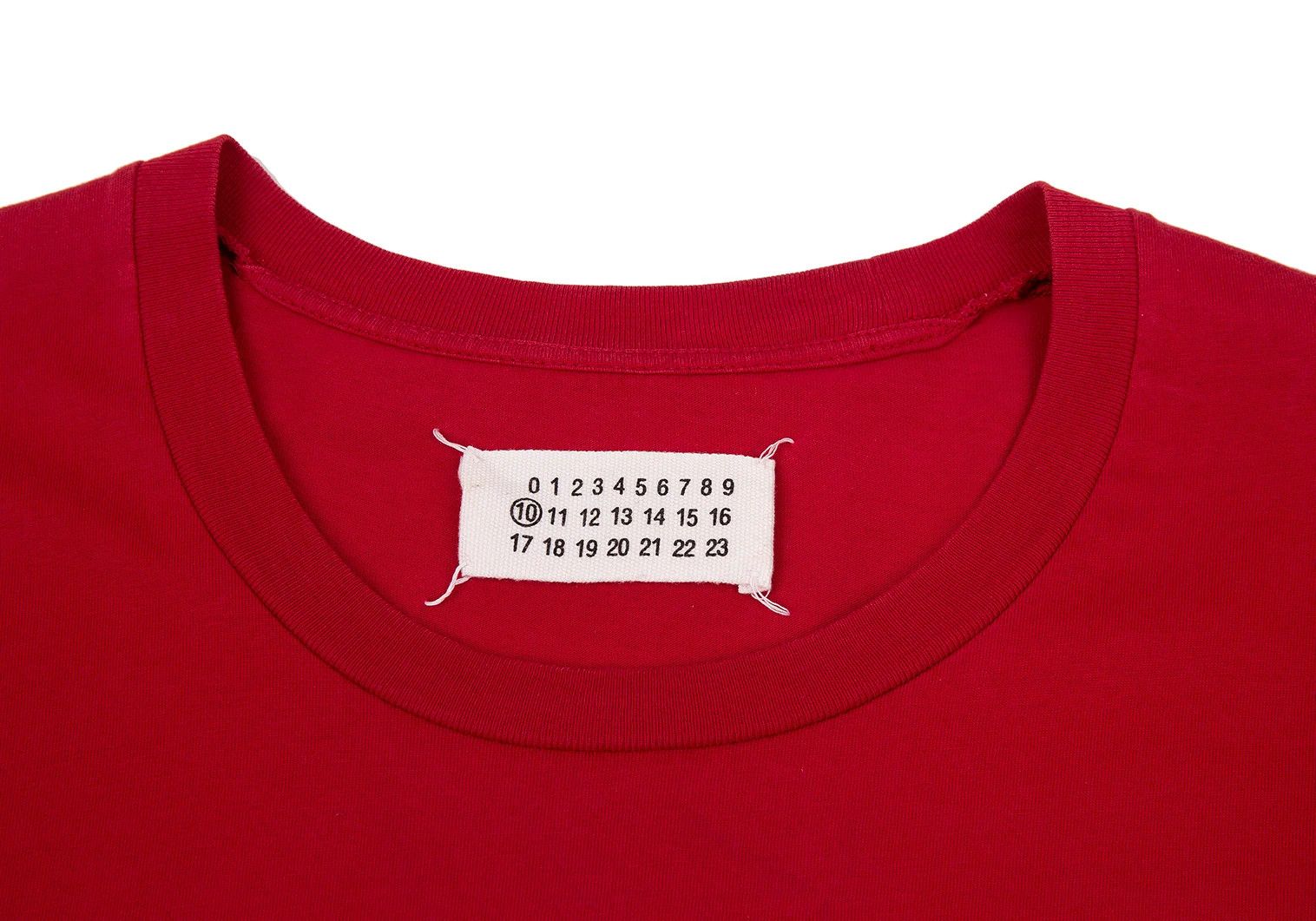 Maison Margiela Crew Neck T-Shirt in Red Size 46 Size US S / EU 44-46 / 1 - 4 Thumbnail