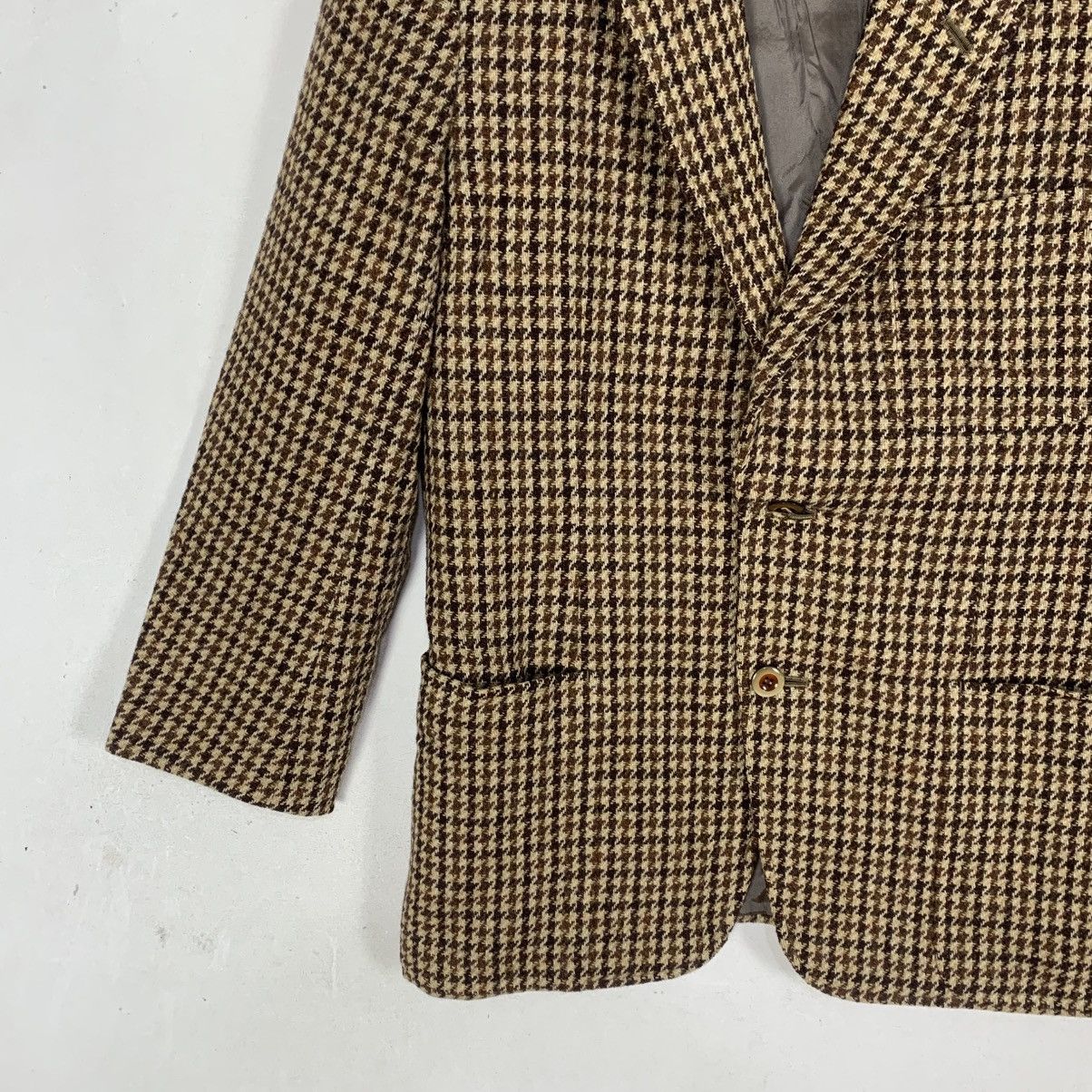 Harris Tweed Vintage Harris Tweed houndstooth dogtooth check wool Blazer Size US S / EU 44-46 / 1 - 5 Thumbnail