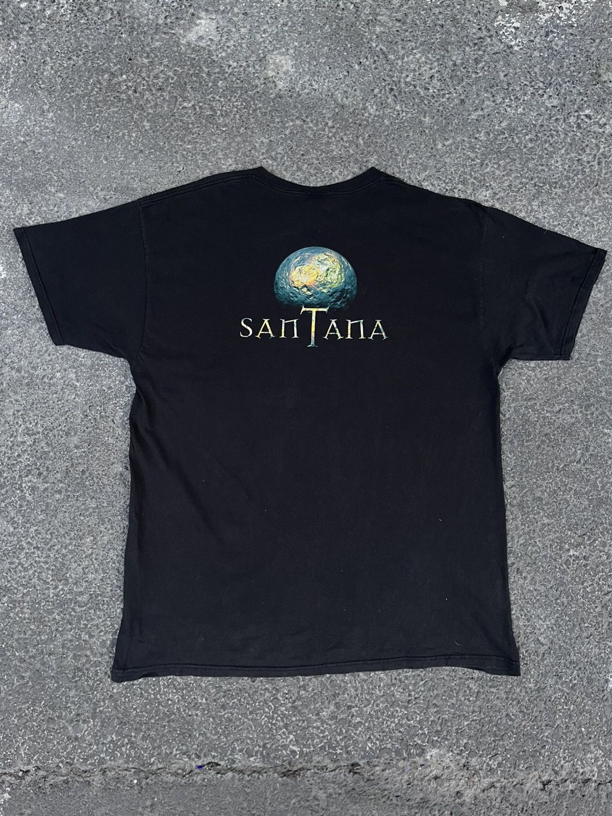 Vintage VINTAGE 1998 SANTANA TEE 🎸 Size US XXL / EU 58 / 5 - 4 Thumbnail