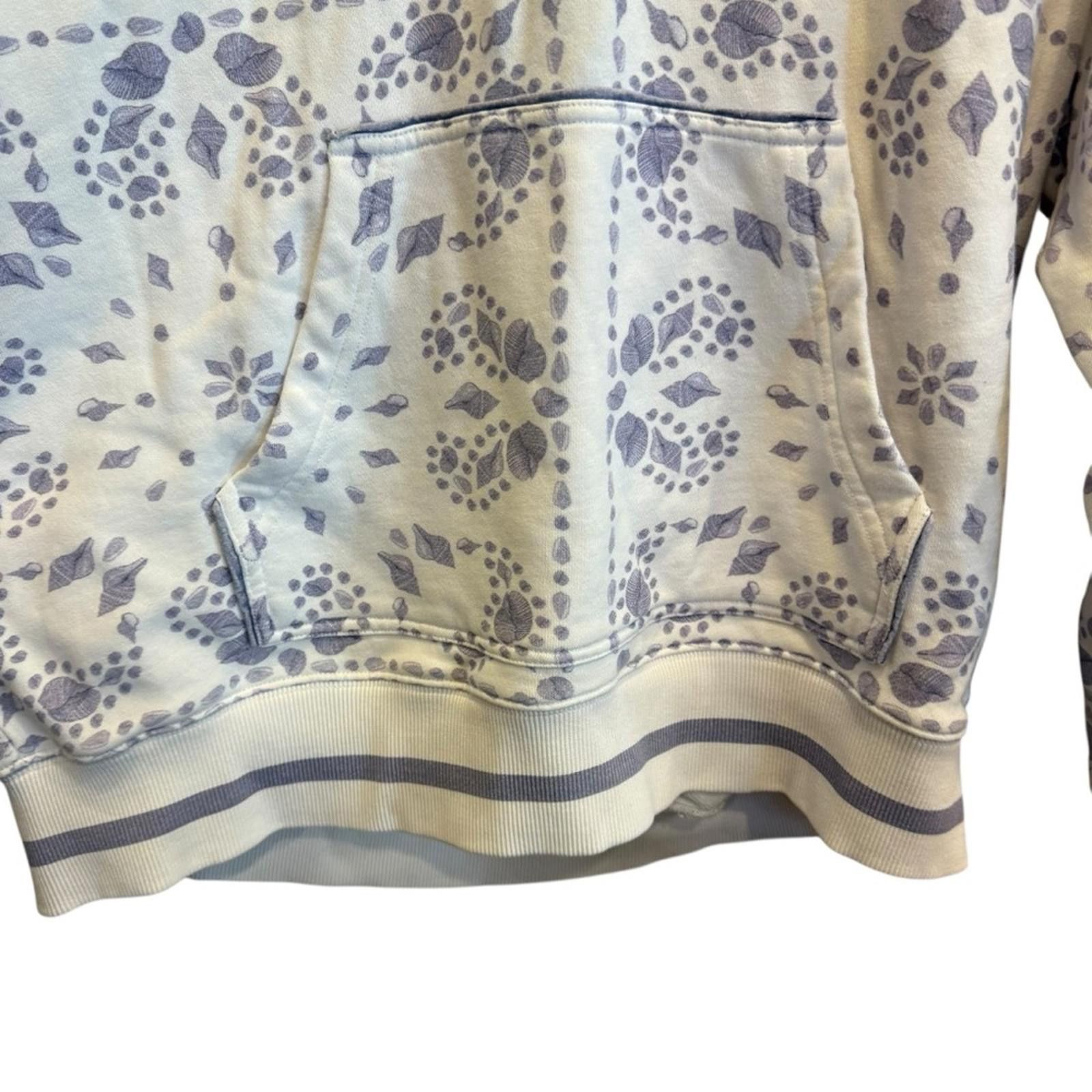 Other SER.O.YA White and Lilac Patterned Cotton Hoodie sz L Size US L / EU 52-54 / 3 - 3 Thumbnail