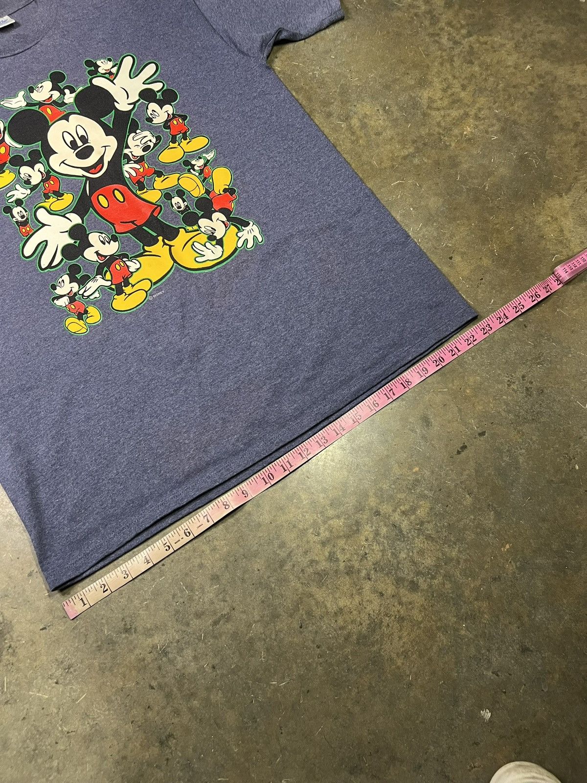 Disney Vintage Mickey Mouse Velva Sheen Tshirt Size US XL / EU 56 / 4 - 4 Thumbnail