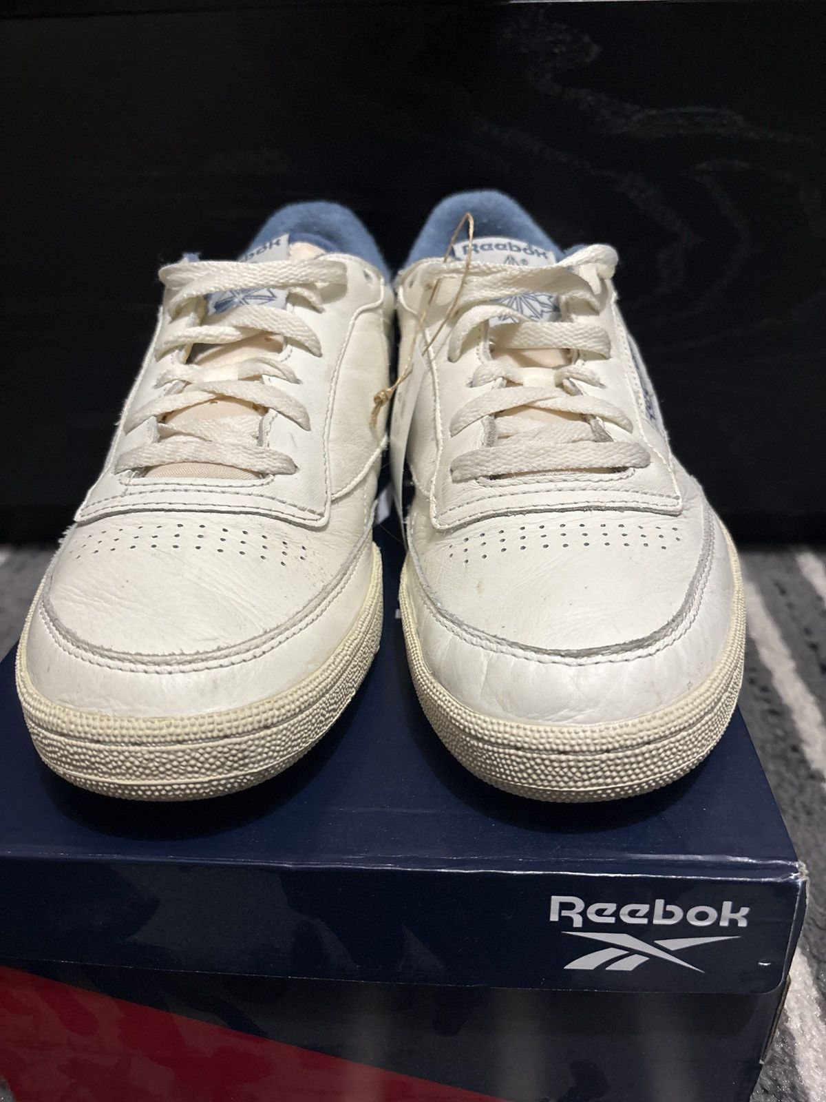 Reebok Reebok Club C Vintage BLUE WHITE BASICALLY NEW Size US 10 / EU 43 - 5 Thumbnail