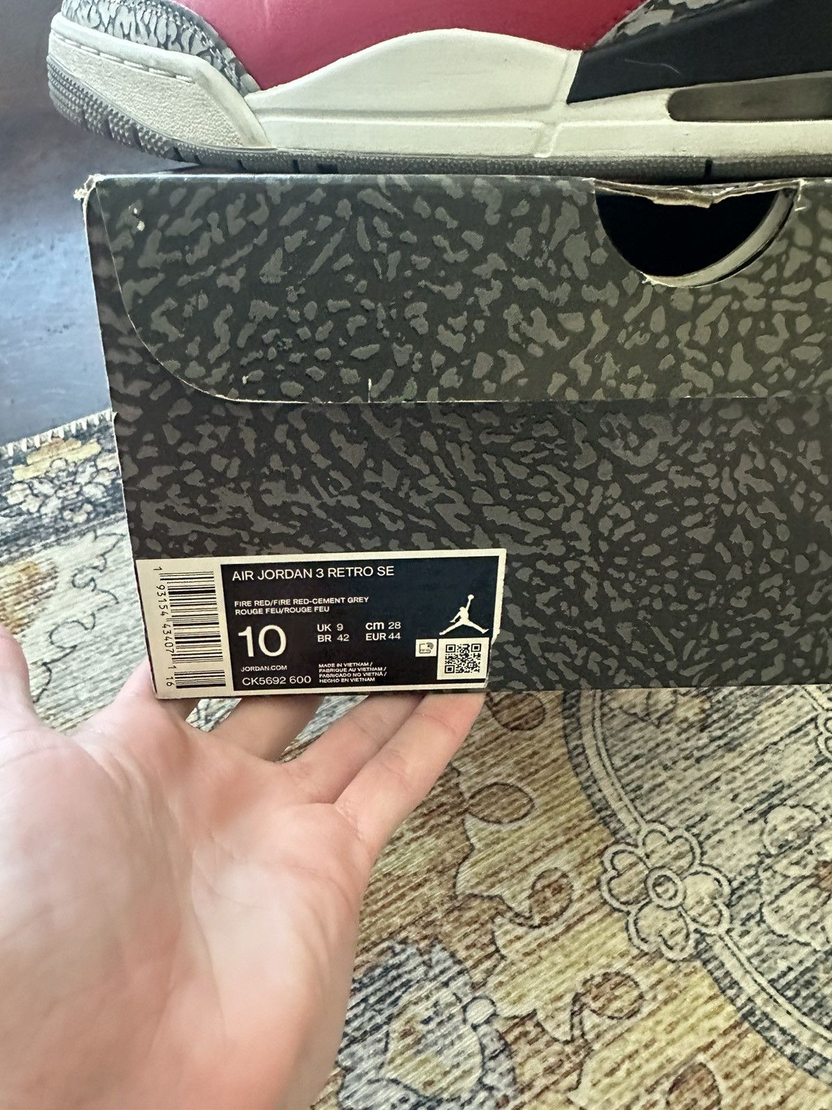Jordan Brand Jordan 3 Retro SE Unite’ Size US 10 / EU 43 - 3 Thumbnail