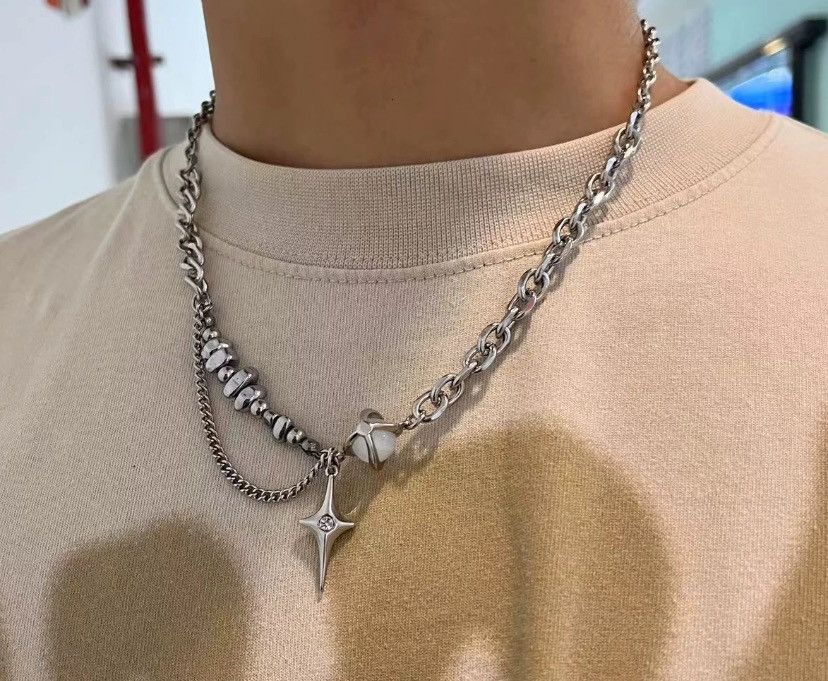 Japanese Brand × Jewelry Retro punk necklace Size ONE SIZE - 2 Thumbnail