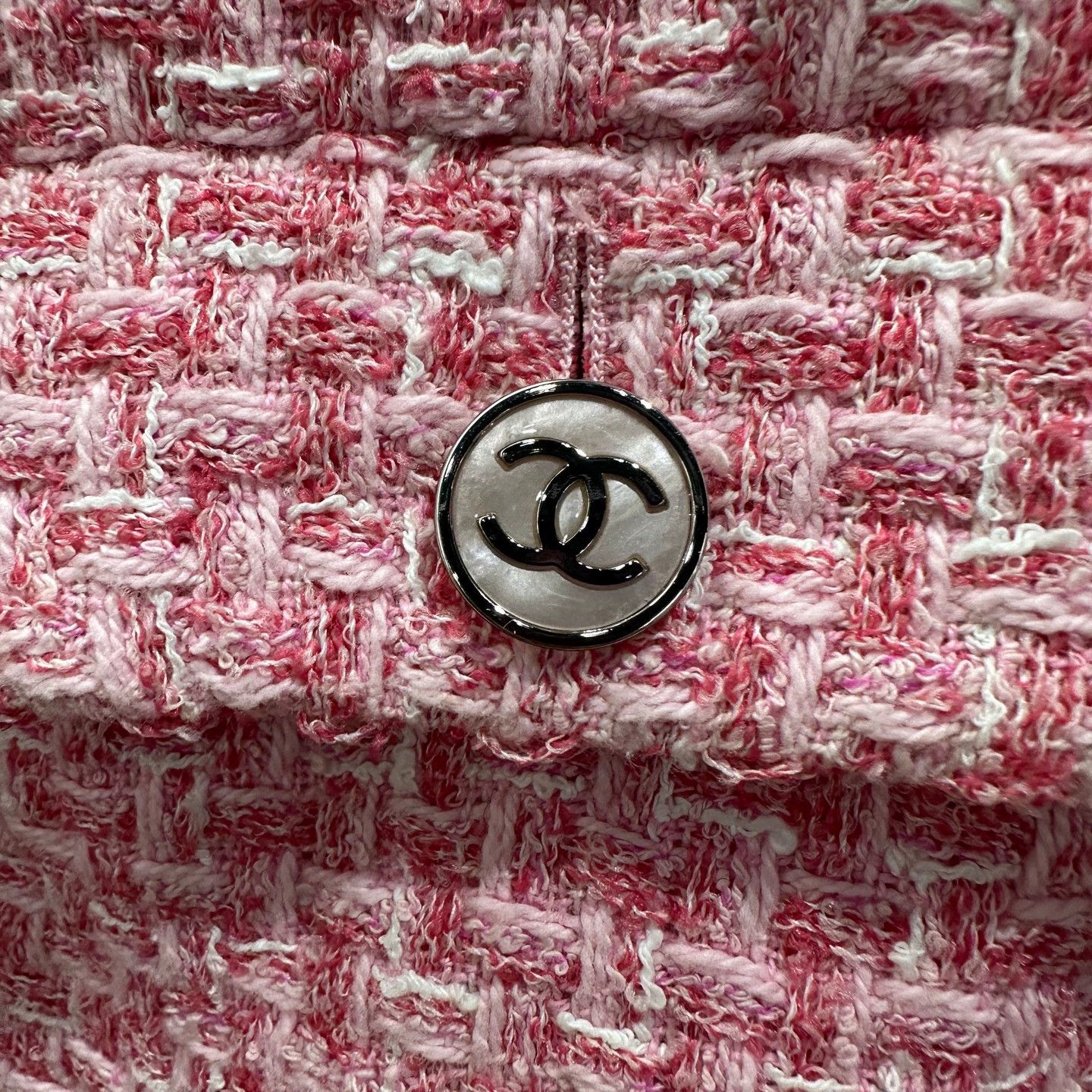 Chanel Chanel 23P Tweed Short-Sleeve Jkt 34 Cotton apr682 Size XS / US 0-2 / IT 36-38 - 6 Thumbnail