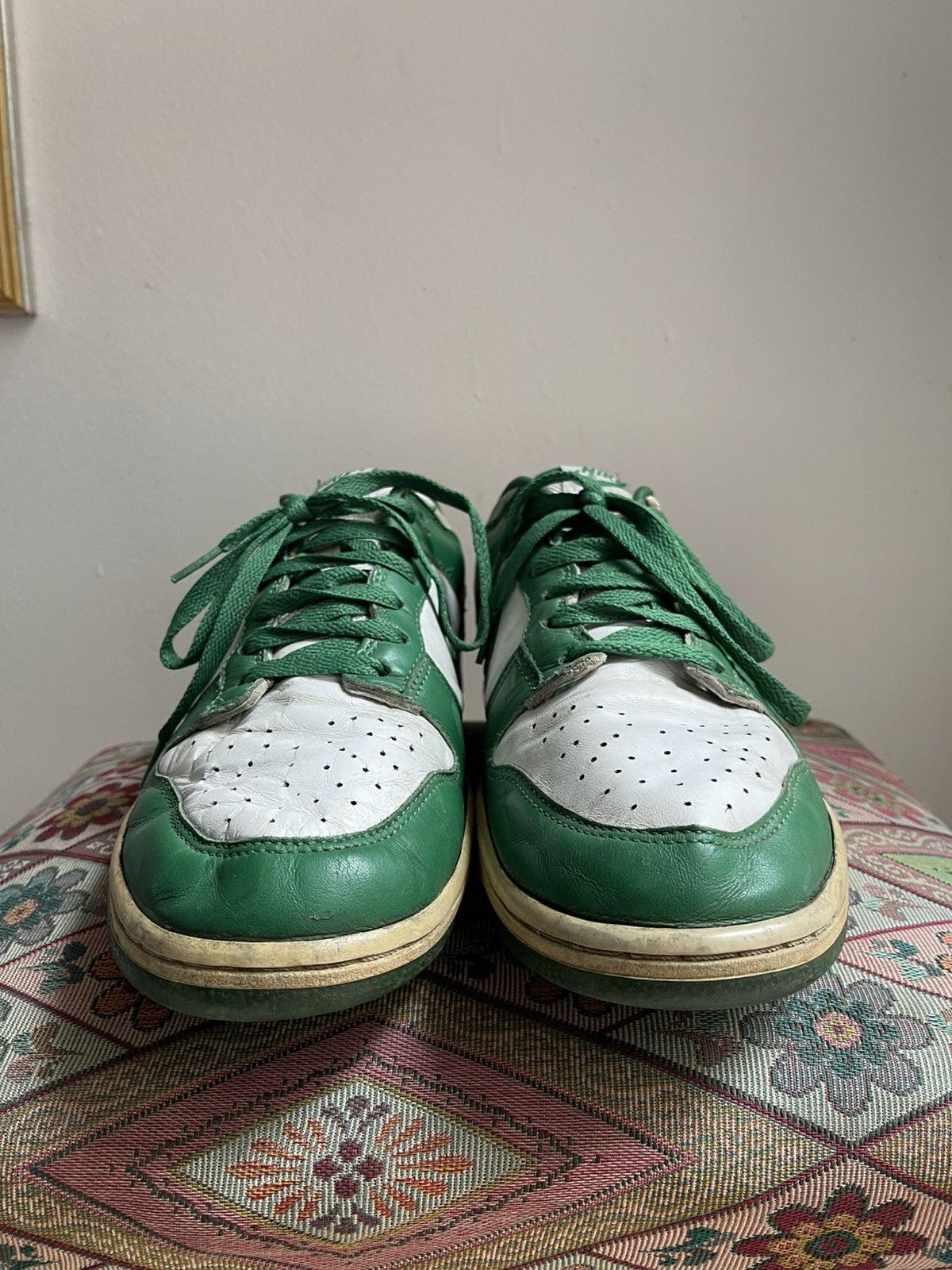 Nike Vintage Nike Dunk Low Celtic Pine Green 2004 Size US 10.5 / EU 43-44 - 3 Thumbnail