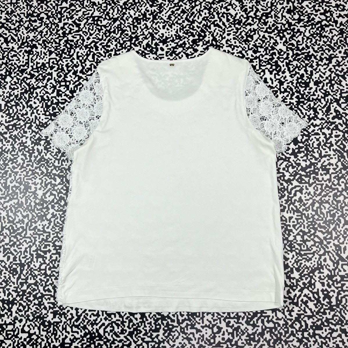 Escada Vintage Y2K Escada Mesh Floral Luxury Retro Style T-shirt Size L / US 10 / IT 46 - 13 Thumbnail