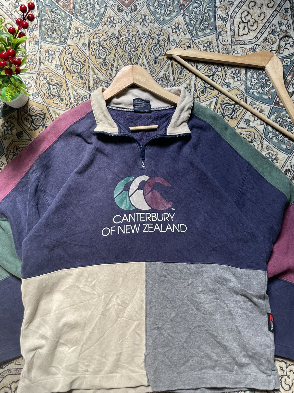 Canterbury of New Zealand Rare Vintage 00s Quarter Zip x Canterbury Of New Zealand Size US M / EU 48-50 / 2 - 2 Thumbnail