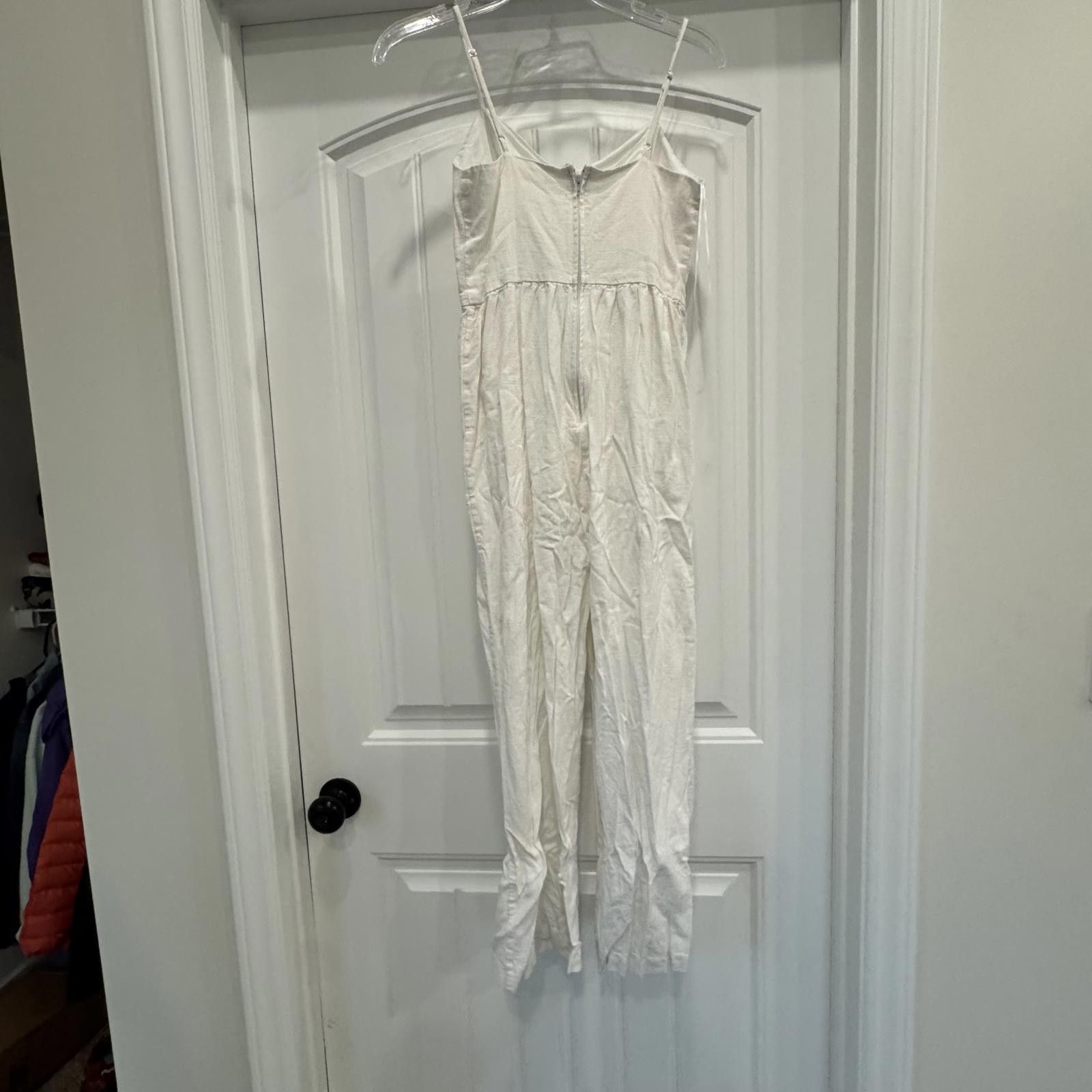 Other Copper Key Women's White Jumpsuit with Button Front XS Size 26" / US 2 / IT 38 - 4 Thumbnail