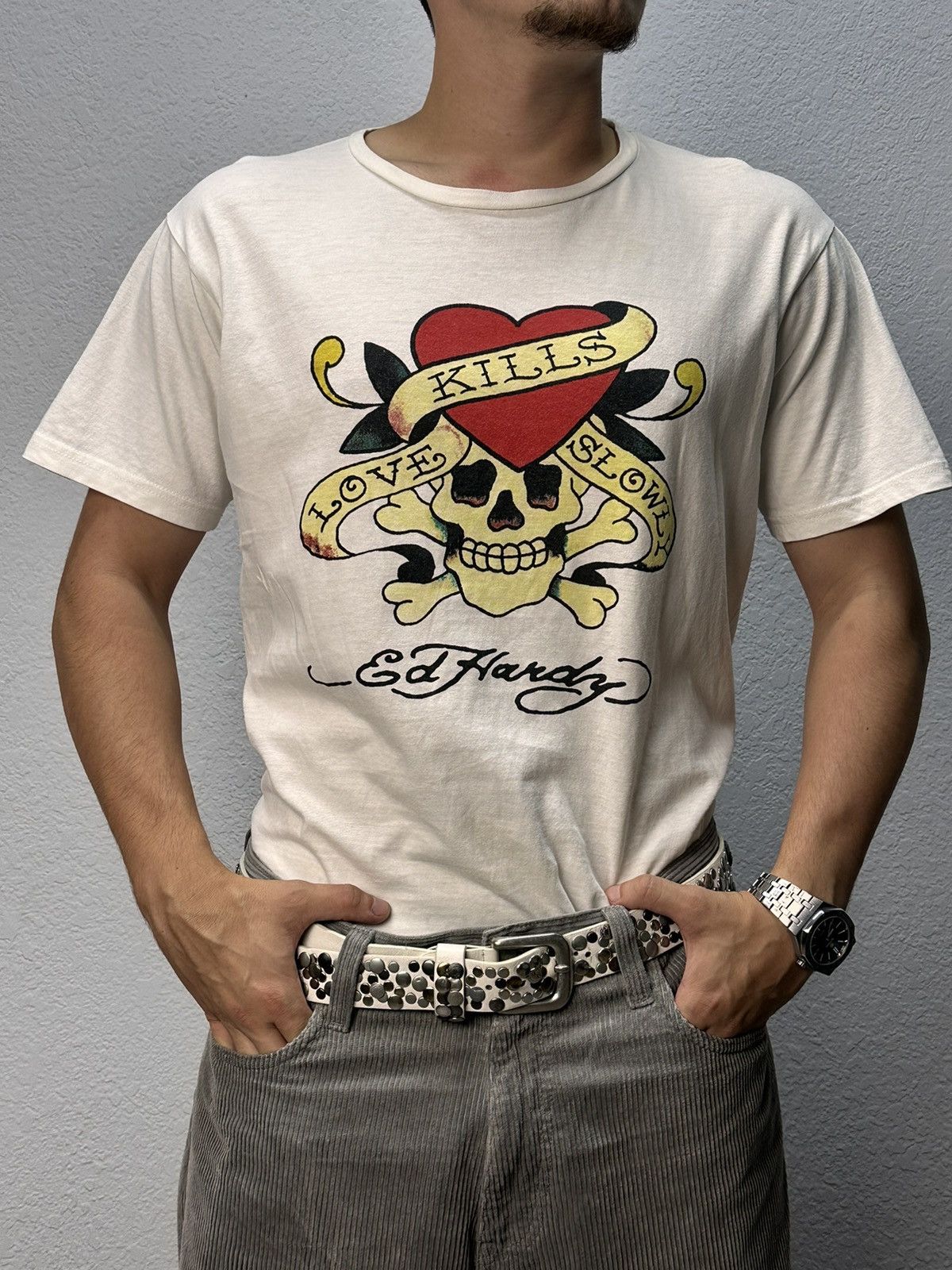 Ed Hardy Vintage EdHardy T-shirt Crazy Affliction Style Audiger style Size US L / EU 52-54 / 3 - 1 Thumbnail