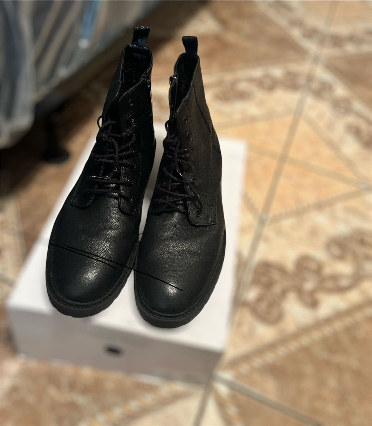 Calvin Klein Calvin Klein Men's Lealin Lace-Up Lug Sole Boots Size US 10 / EU 43 - 1 Thumbnail