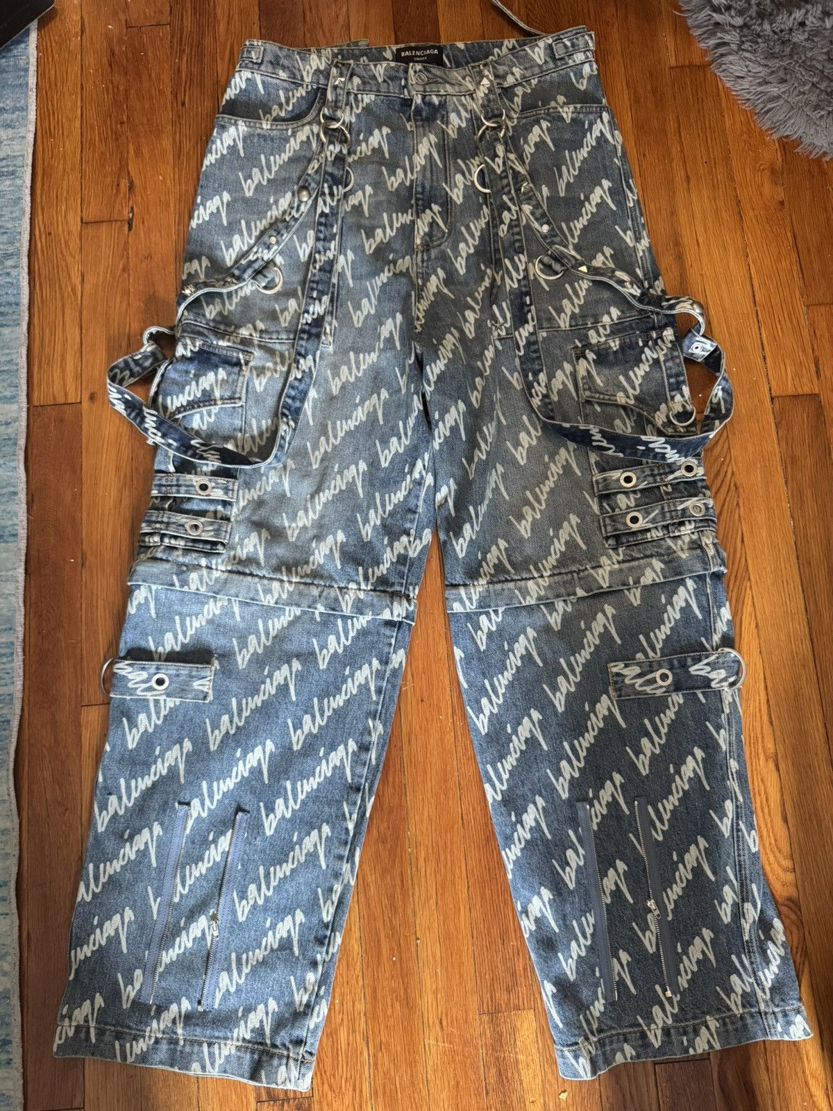 Balenciaga Denim Ravers Size US 32 / EU 48 - 1 Thumbnail
