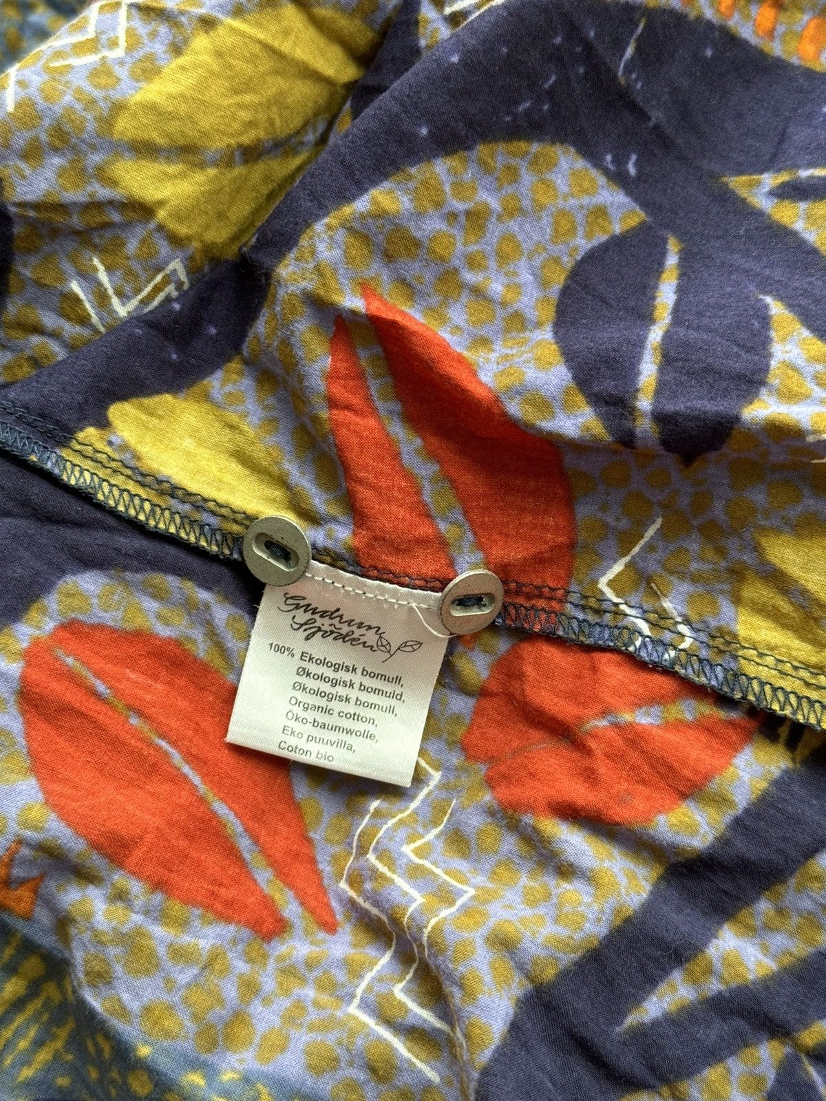 Designer Gudrun Sjoden avant garde floral pattern dress Size M / US 6-8 / IT 42-44 - 4 Thumbnail