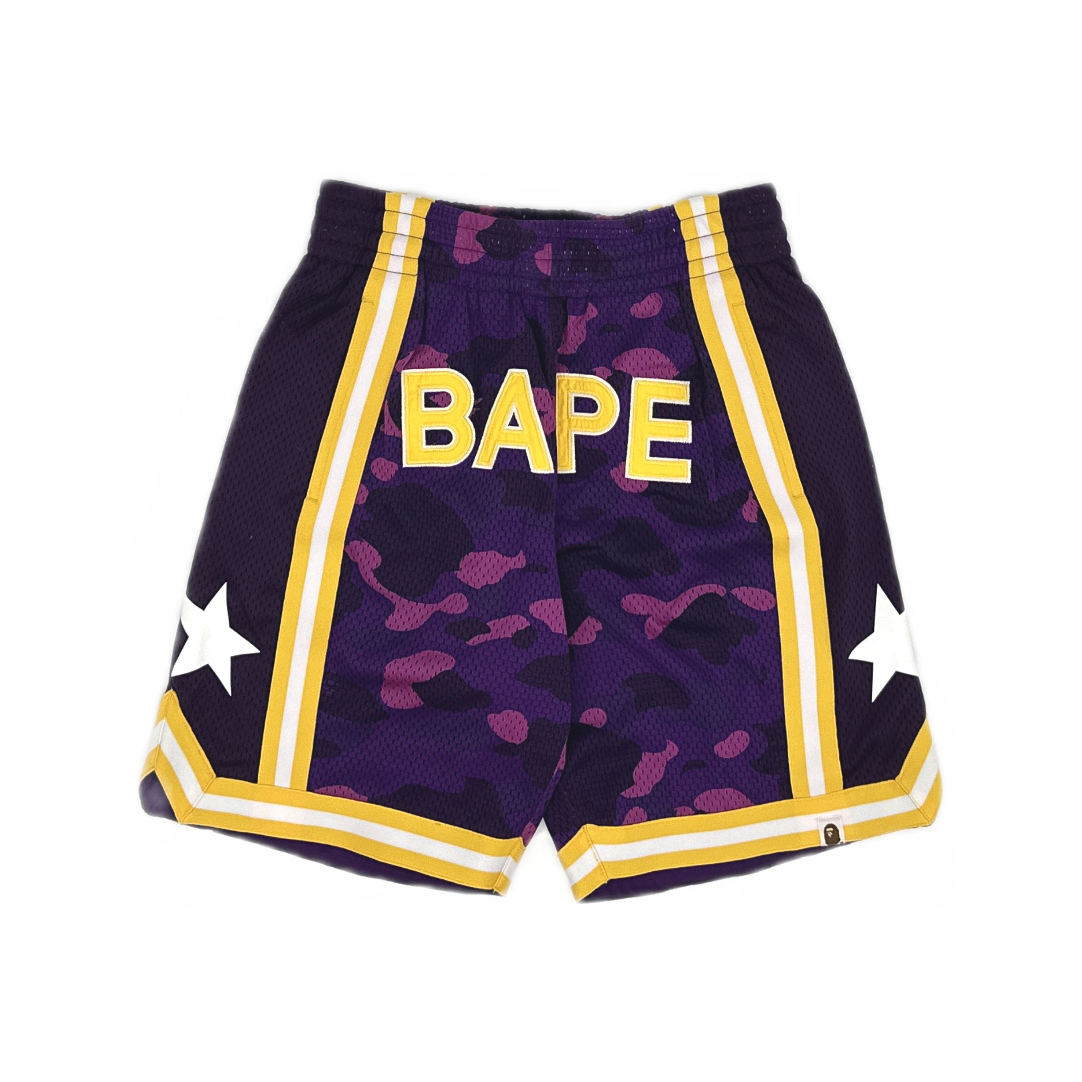 Bape A Bathing Ape Camo Basketball Shorts Size S Size US 30 / EU 46 - 1 Thumbnail