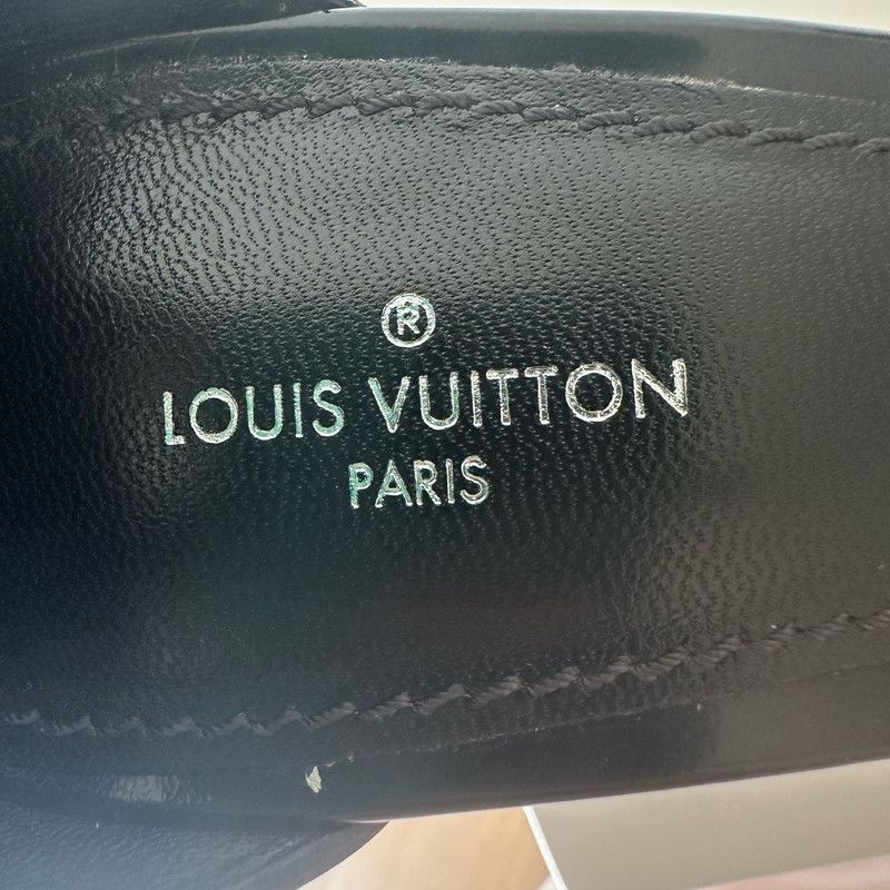 Louis Vuitton Louis Vuitton Black High Heel Sandals for Women -2508 Size US 8 / IT 38 - 8 Thumbnail