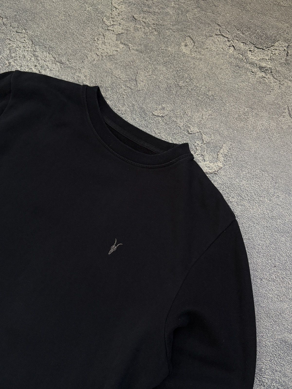 Allsaints AllSaints Raven Crew Sweatshirt Black Ramskull Logo Small Size US S / EU 44-46 / 1 - 10 Thumbnail