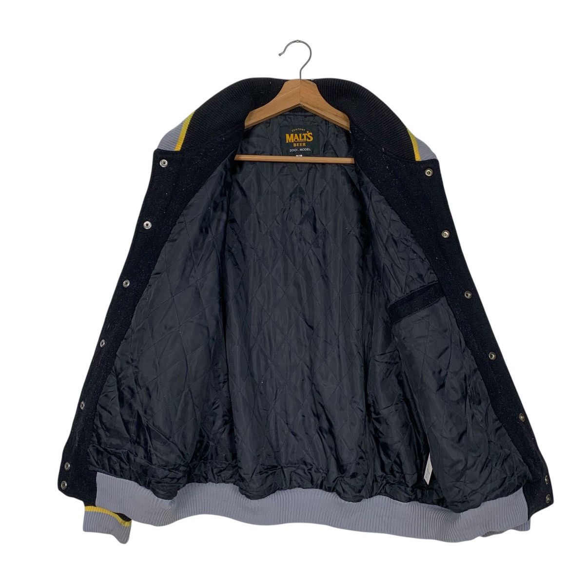 Japanese Brand Y2K Malt Beer Leather Varsity Jacket Size US M / EU 48-50 / 2 - 11 Thumbnail