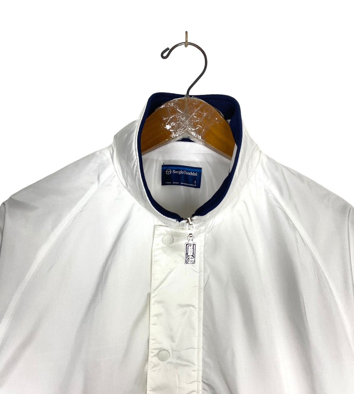 Sergio Tacchini Rare‼️ Sergio Tacchini Big Logo Zipper Jacket Made in Japan Size US M / EU 48-50 / 2 - 4 Thumbnail