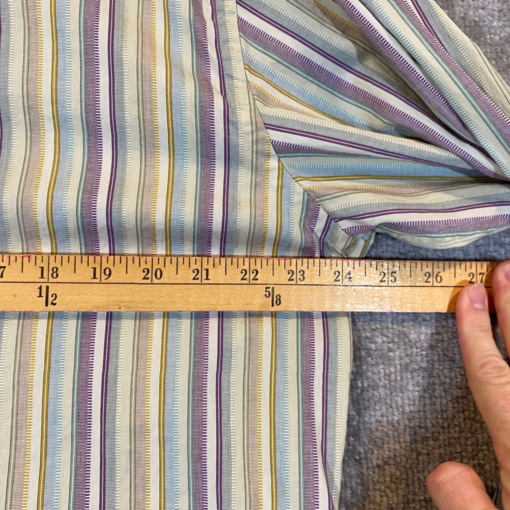 Robert Graham Robert Graham Shirt Mens XL Multicolor Vertical Striped Button Up Dress Top L/S Size US XL / EU 56 / 4 - 6 Thumbnail