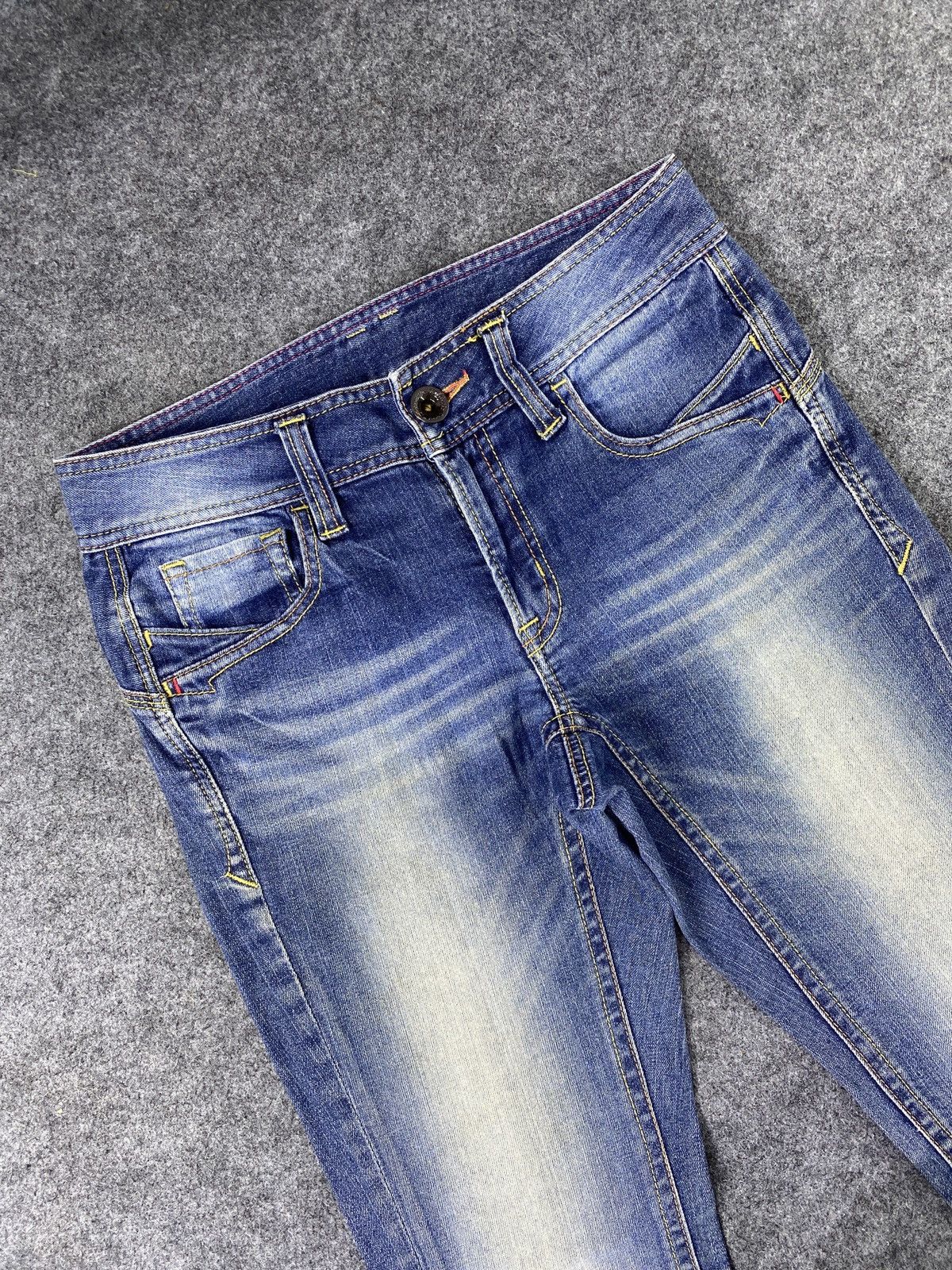 Japanese Brand × Jean Japanese Brand Blue Wash Jeans - J1095 Size 29" - 3 Thumbnail