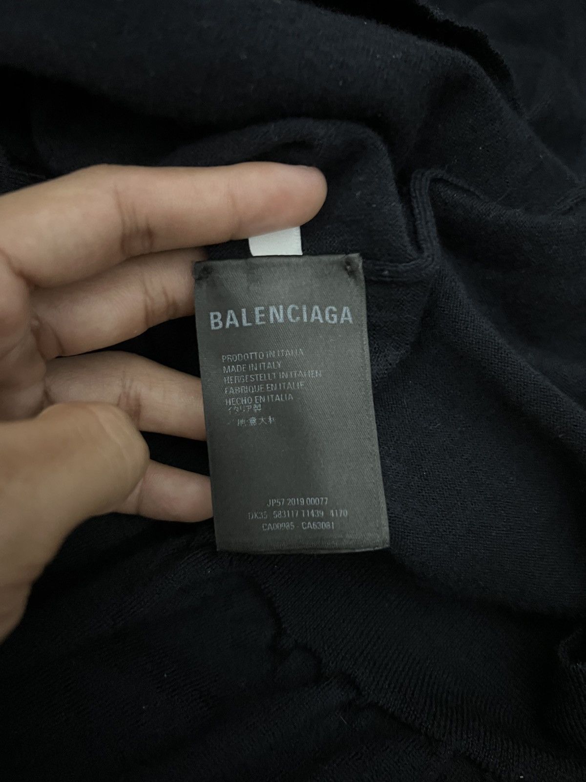 Balenciaga Balenciaga - Interlocking Logo Wool Pullover Sweater Size US S / EU 44-46 / 1 - 12 Thumbnail