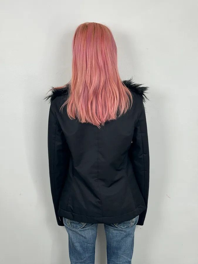 Gianfranco Ferre 2000s Gianfranco Ferre Black Nylon Detachable Sleeves Jacket Size M / US 6-8 / IT 42-44 - 3 Thumbnail