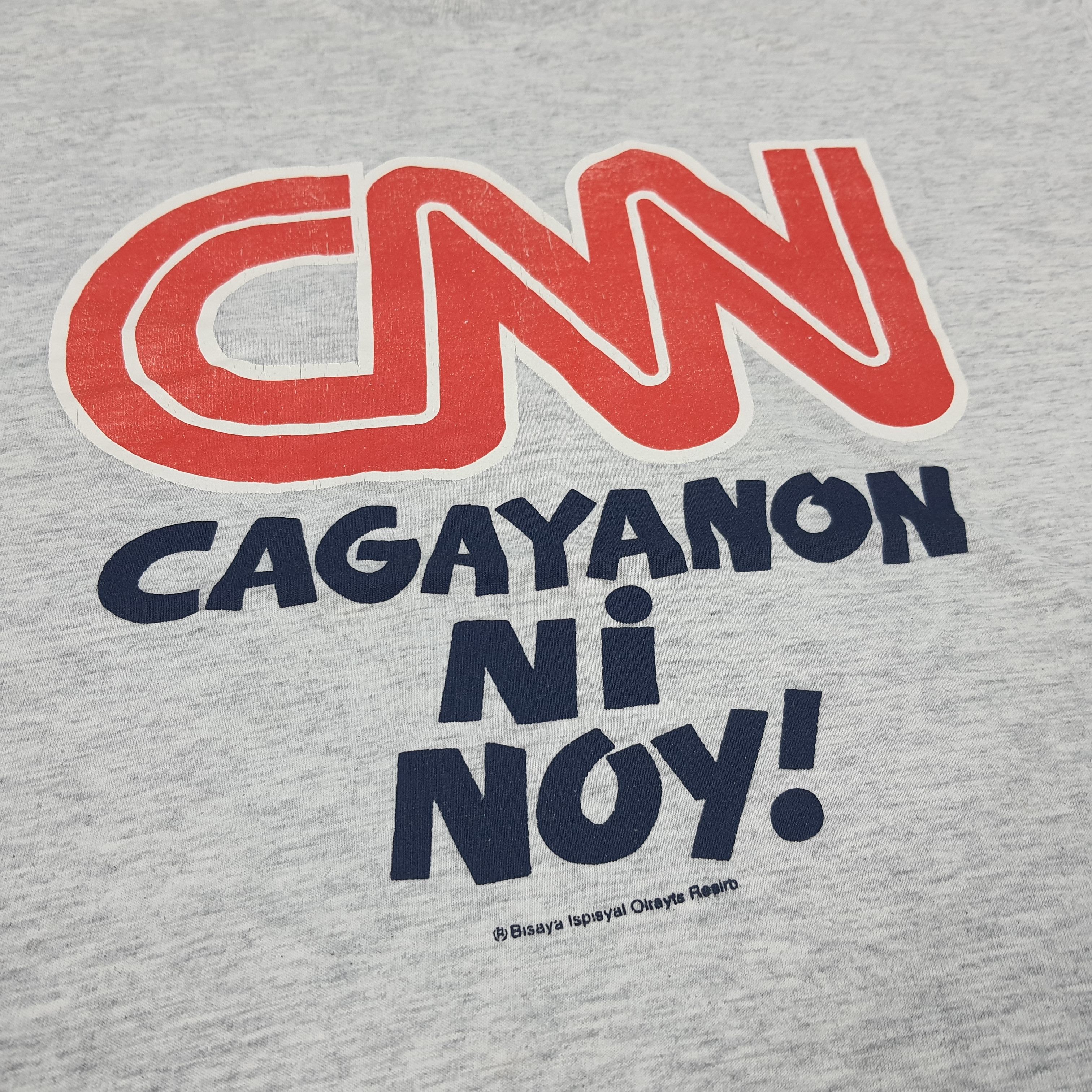 Vintage Vintage Bisaya CNN Cagayanon Ni Noy Tshirt Size US L / EU 52-54 / 3 - 2 Thumbnail