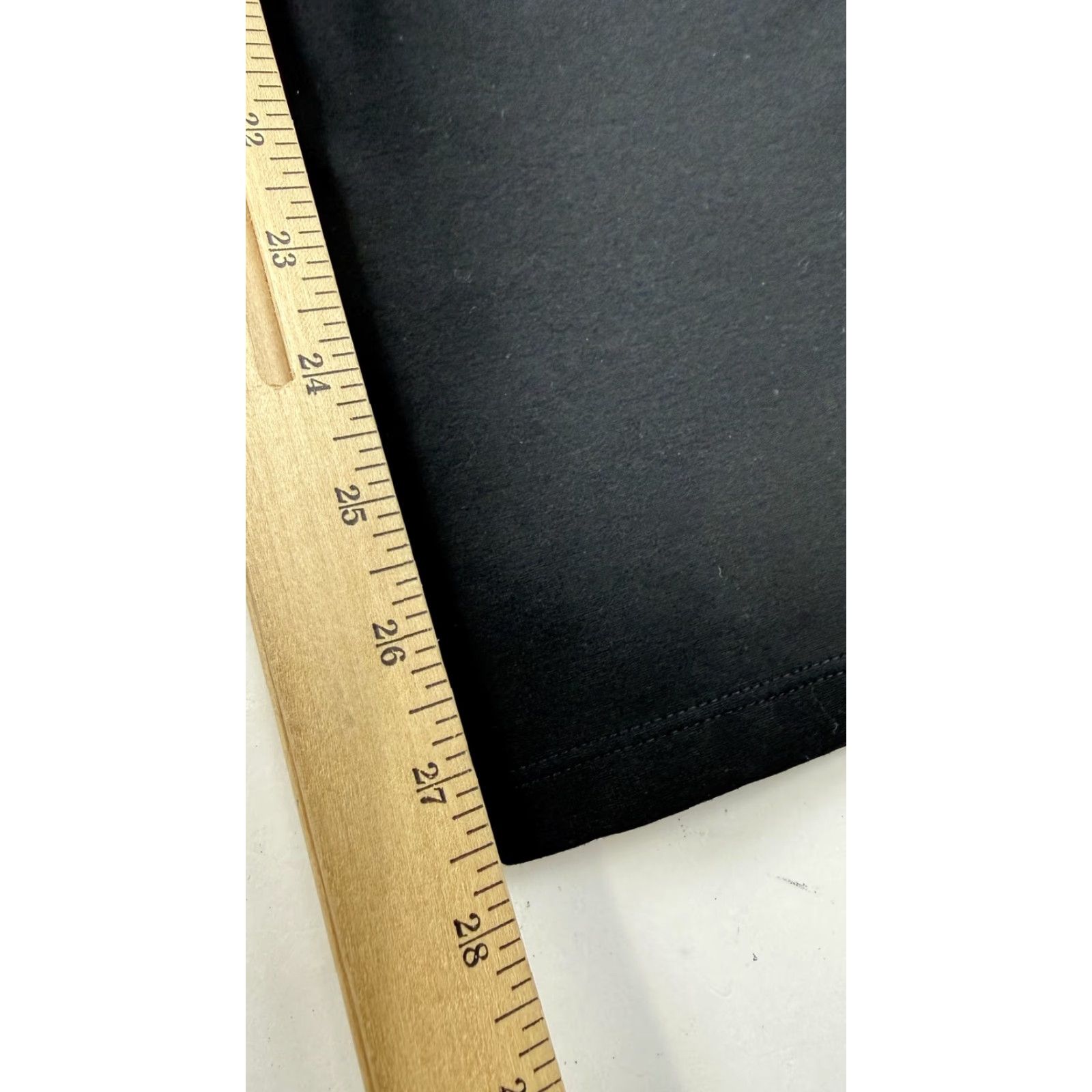 Quince Quince Pants Womens Medium Petite Black Dress Pants Work Ponte Straight Leg Size 32" / US 10 / IT 46 - 7 Thumbnail