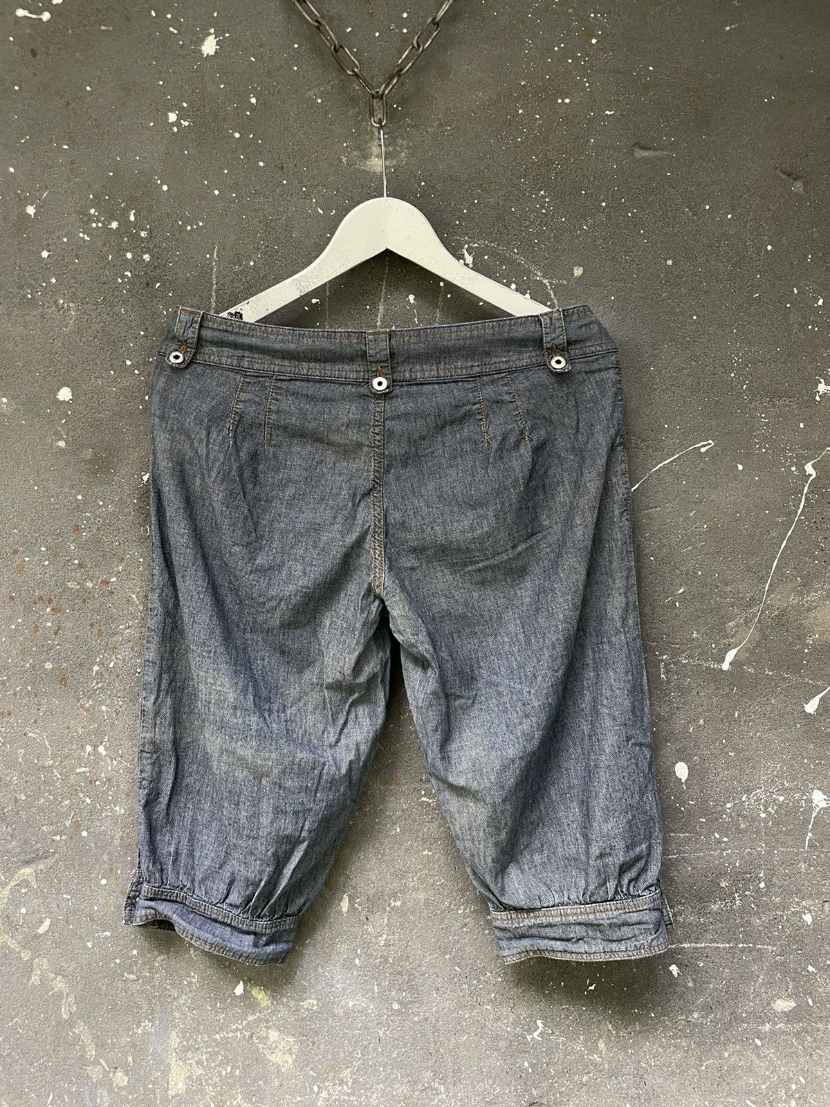 Dolce & Gabbana Vintage Y2K Dolce Gabbana Shorts Bridge 00’s Denim RARE Size 29" - 2 Thumbnail
