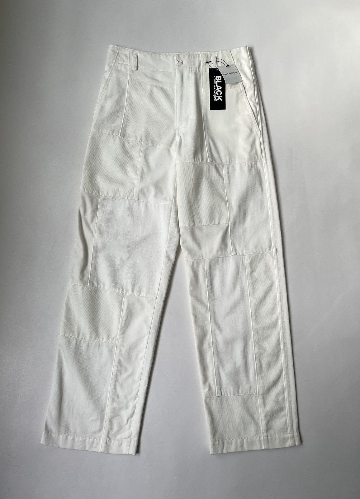 Comme des Garcons A/W 11 White Patchwork Trousers Size US 32 / EU 48 - 1 Thumbnail