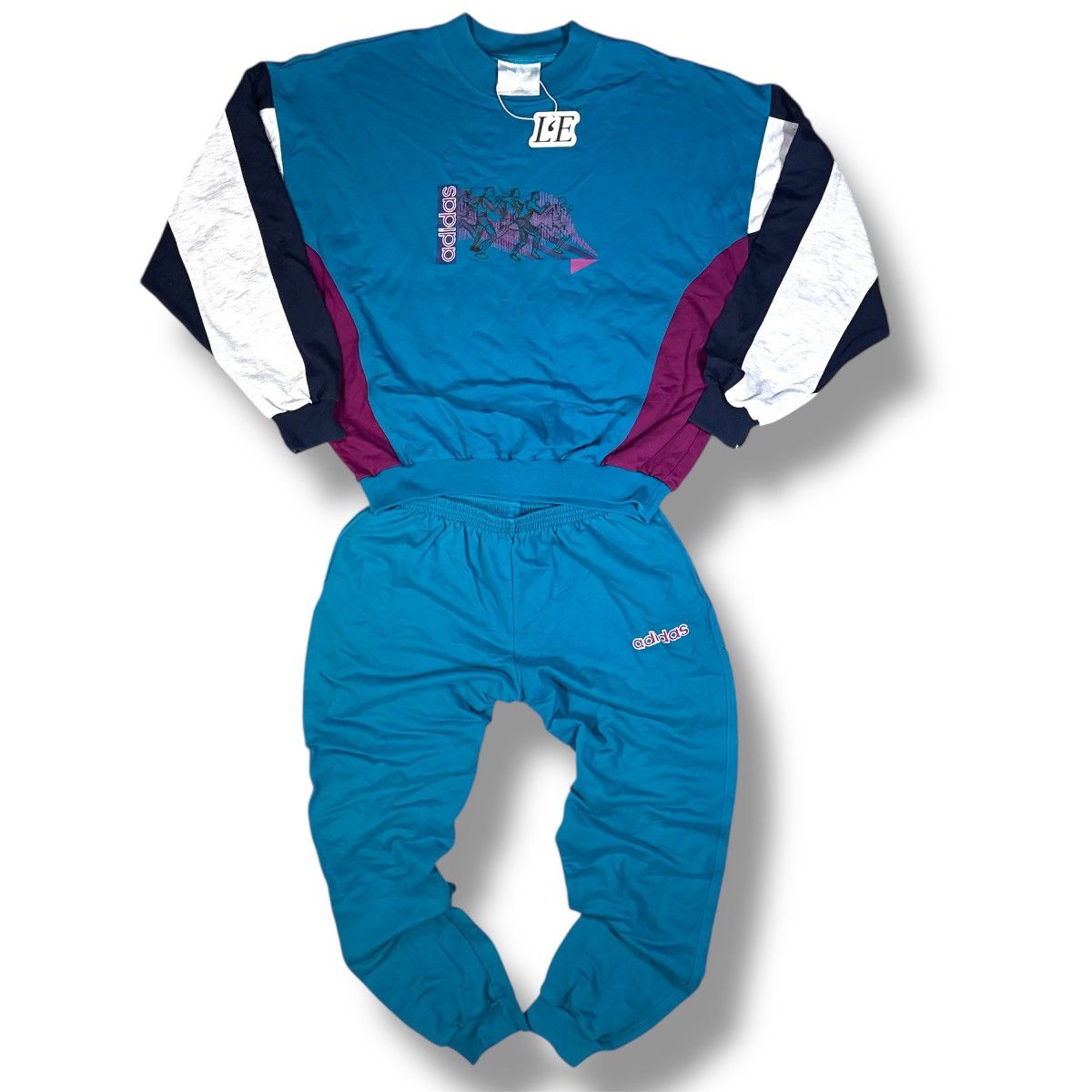 Adidas Mens Adidas 90s Soccer Team Vintage Tracksuit Set Size L Size US L / EU 52-54 / 3 - 1 Thumbnail