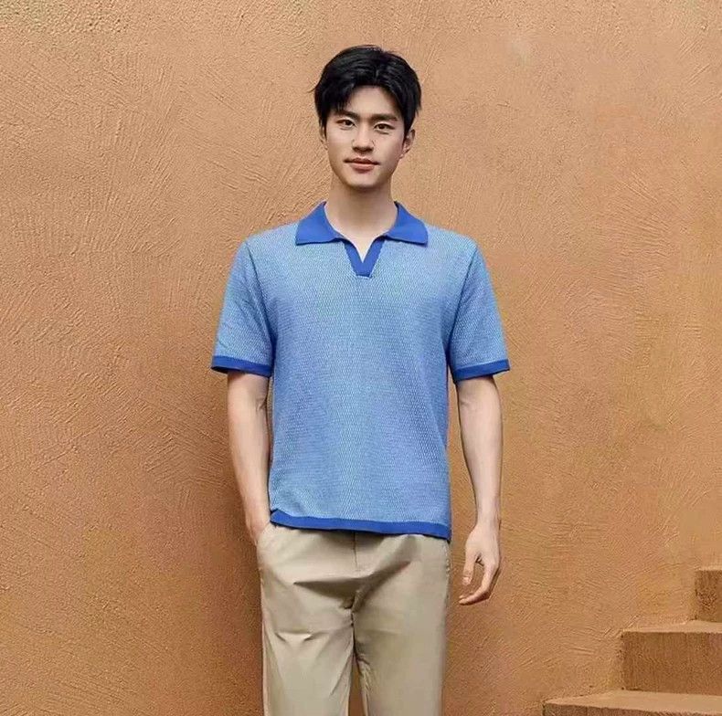 Loro Piana Loro Piana Light blue striped Polo shirt Size US L / EU 52-54 / 3 - 7 Thumbnail