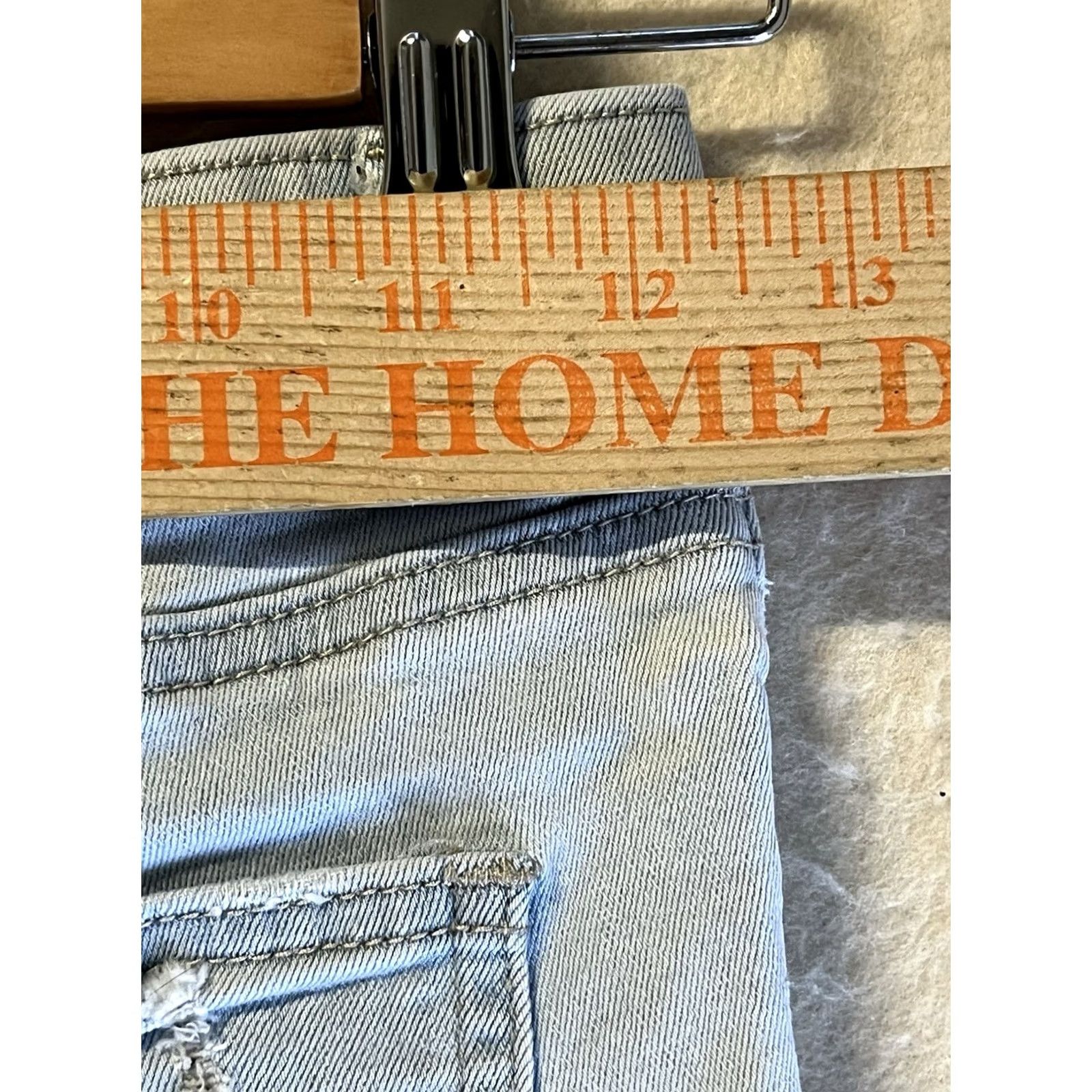 Denime 1st Kiss Shorts Bermuda Jeans Junior 12 Blue Denim Flat Front Casual Boys/Girls? Size 34" / US 12 / IT 48 - 3 Thumbnail