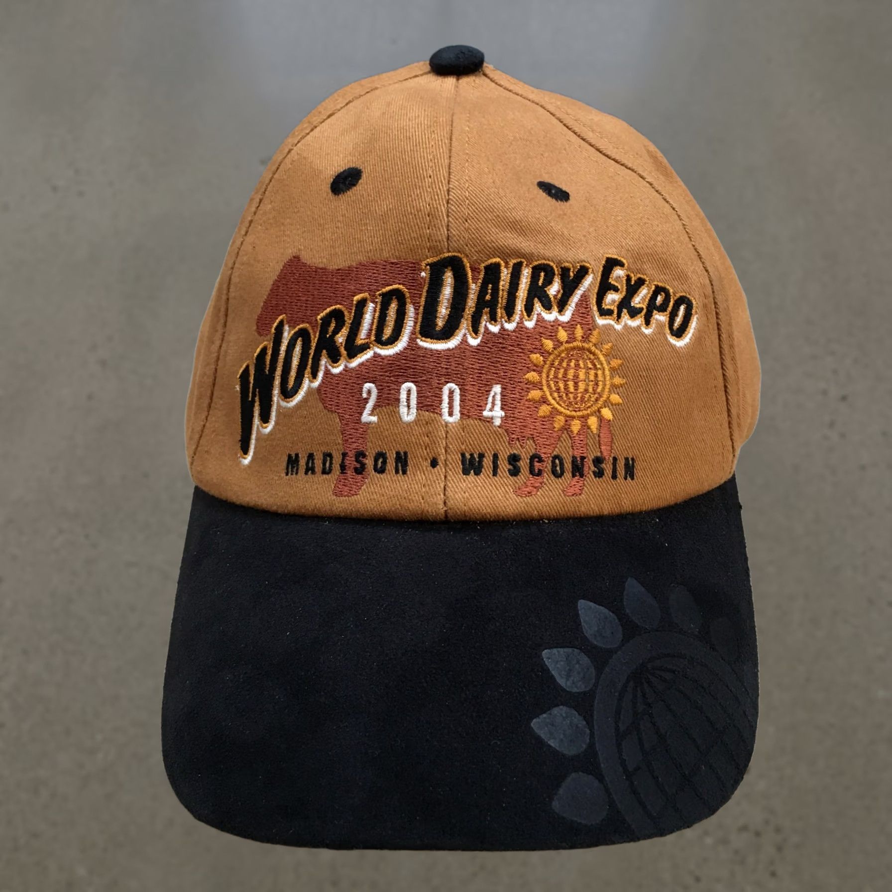 Vintage World Diary Expo 2004 Baseball Cap Hat Mens Size One Brown Adjustable Legend USA Size ONE SIZE - 1 Thumbnail