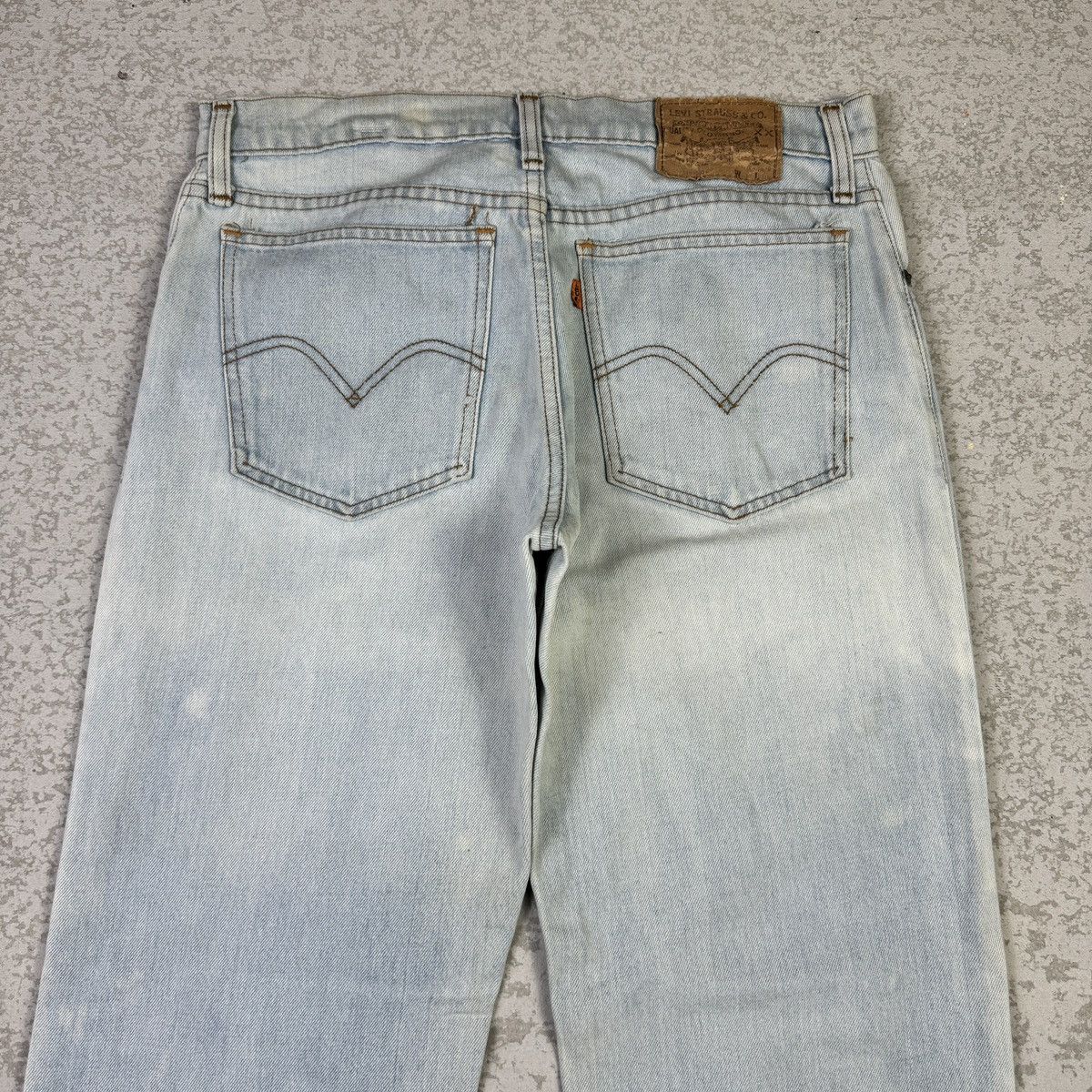 Levi's 💥Vintage 70s Levis 515 Sick Light Blue Denim Pant Size US 32 / EU 48 - 9 Thumbnail