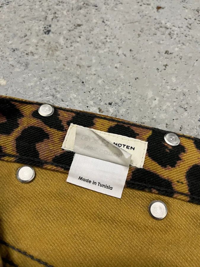 Dries Van Noten Dries Van Noten Leopard Print Camel Jeans Size US 32 / EU 48 - 13 Thumbnail