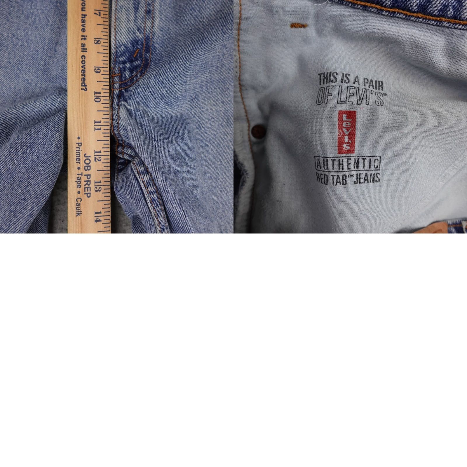 Levi's VINTAGE Levi's 550 Jeans Mens 36x34 Blue Loose Fit Light Wash 90s Size US 36 / EU 52 - 11 Thumbnail