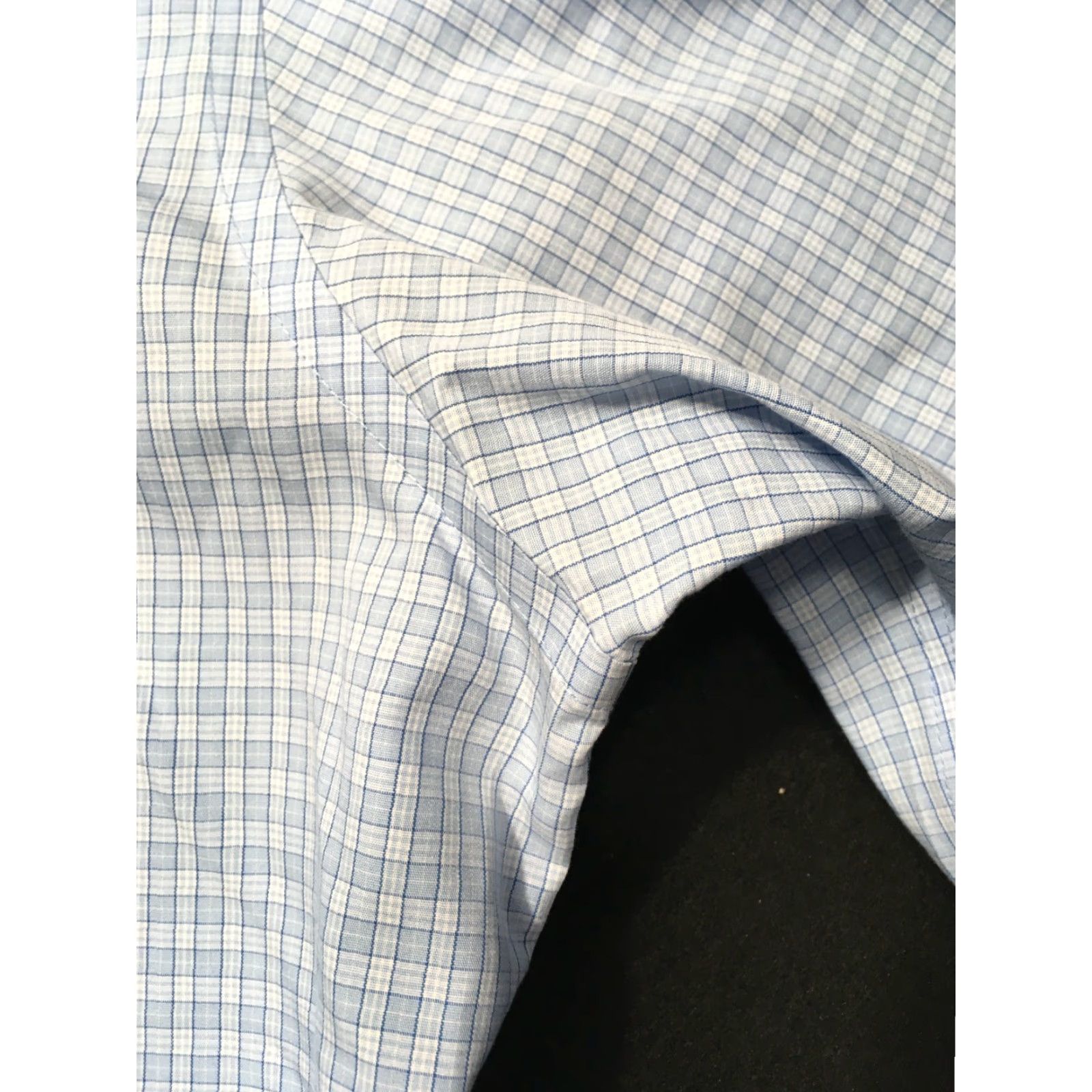 Vintage L.L. Bean Shirt Large Regular Wrinkle Resistant Button-Up Long Sleeve Blue Cotton Check Size US L / EU 52-54 / 3 - 3 Thumbnail
