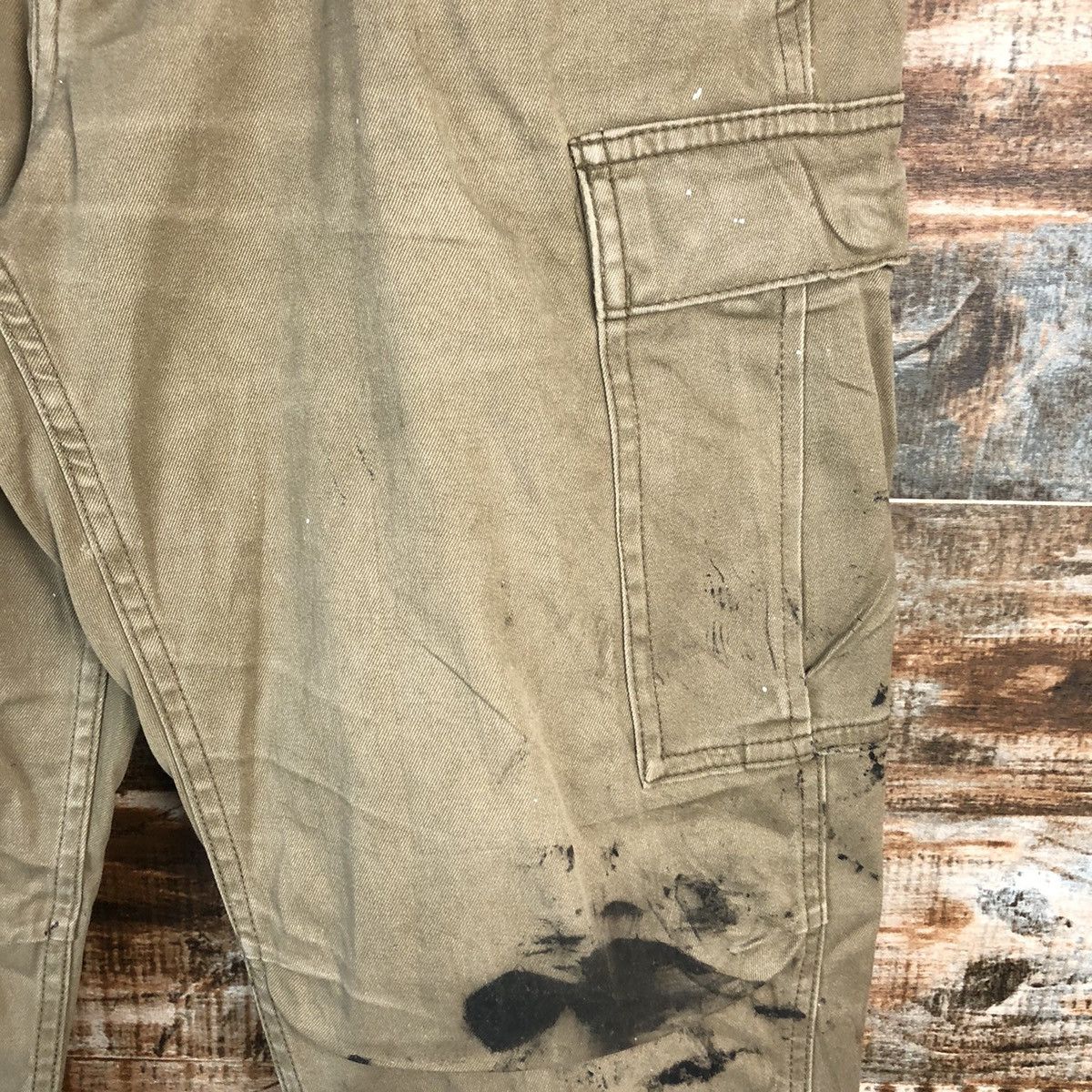 Japanese Brand DL Back Number Brown Cargo Multpocket Pants #C120 Size US 32 / EU 48 - 10 Thumbnail