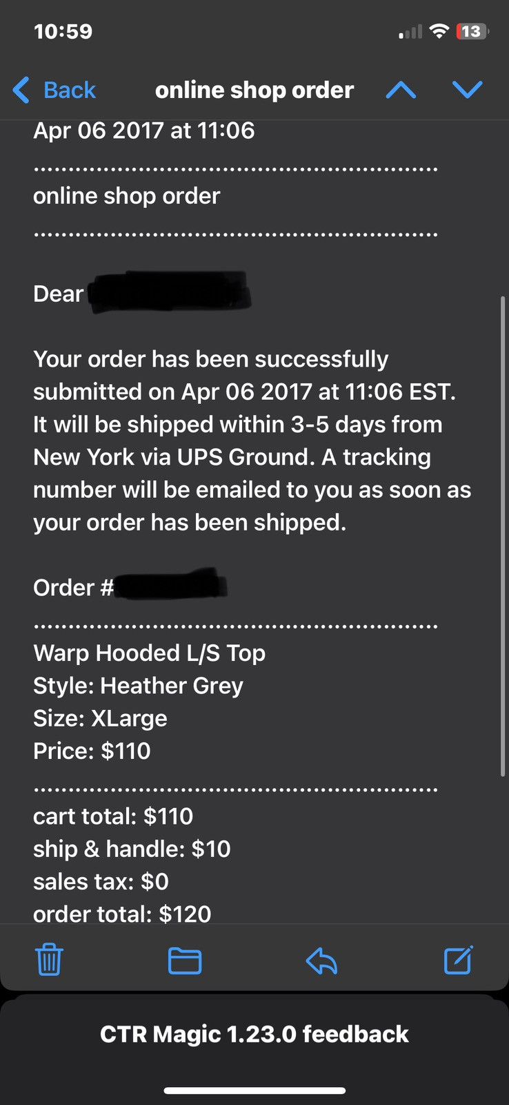 Supreme VNDS SUPREME WARP HOODED LONG SLEEVE TOP • GREY • XL • SS17 Size US XL / EU 56 / 4 - 8 Thumbnail