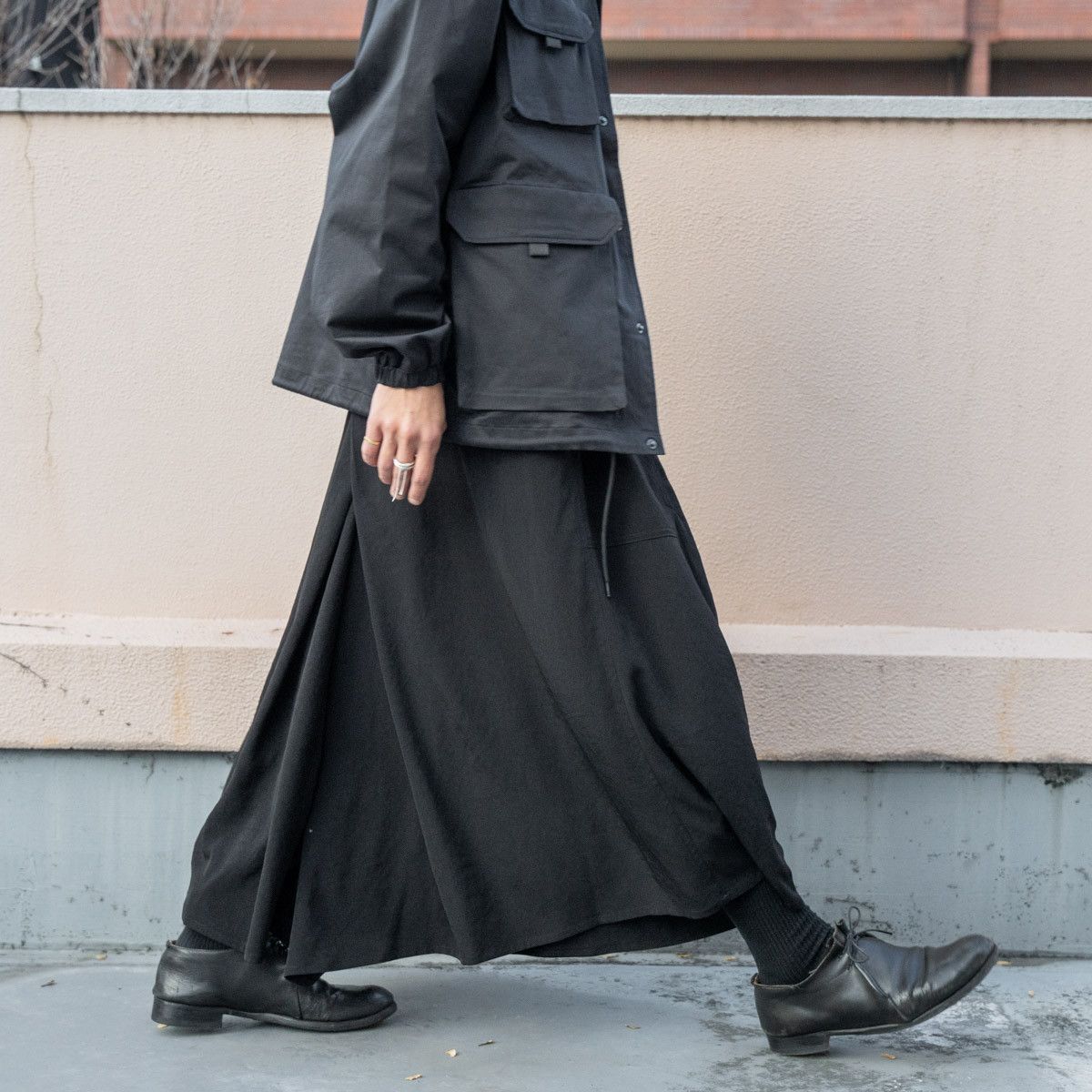 Yohji Yamamoto Yohji Yamamoto Pour Homme SS24 - Ta/TUXEDO HAKAMA PANTS Size US 32 / EU 48 - 17 Thumbnail