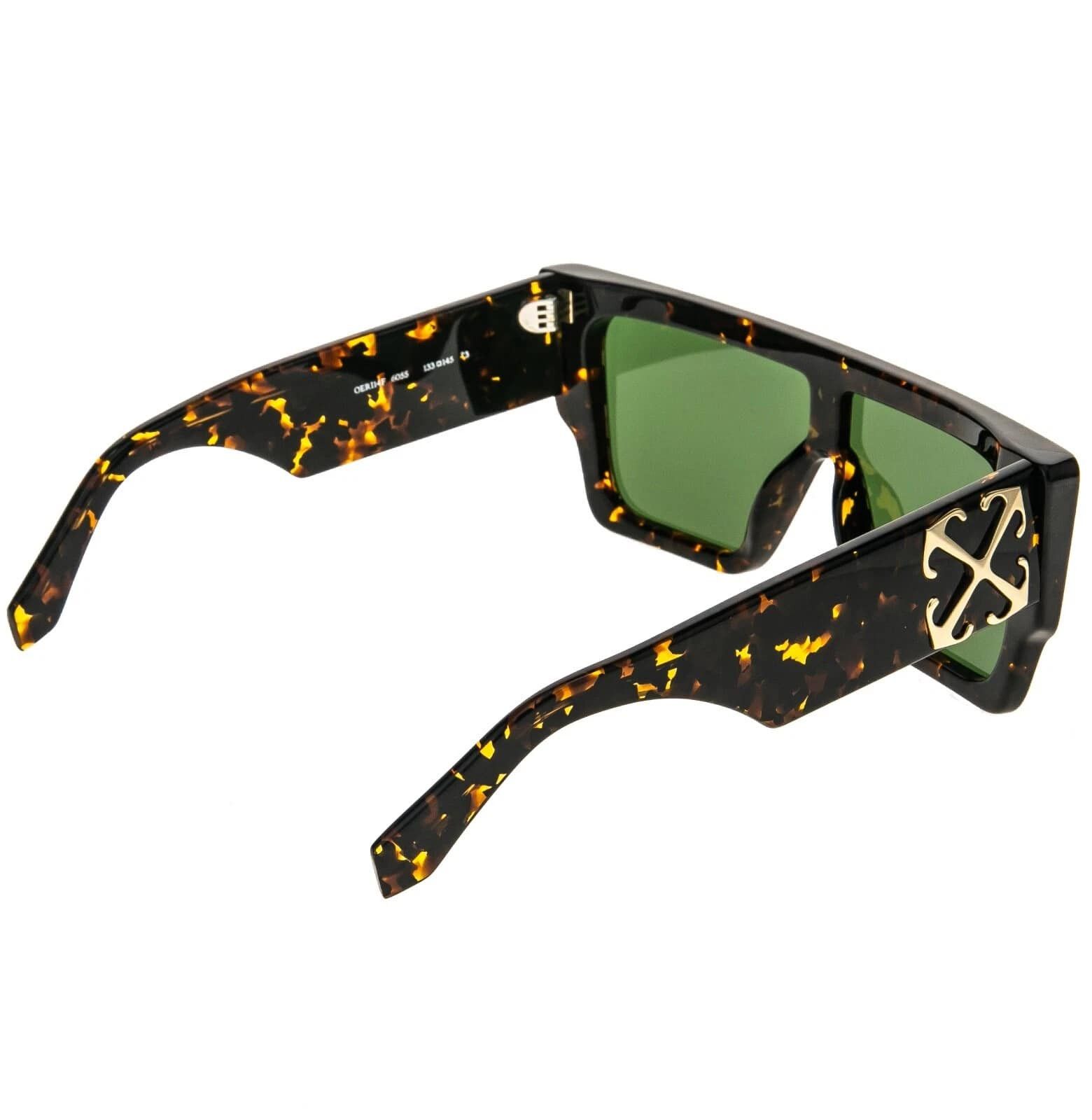 Off-White OFF-WHITE 14F OERI14F Brown Havana Green Unisex MARION Mask Size ONE SIZE - 6 Thumbnail