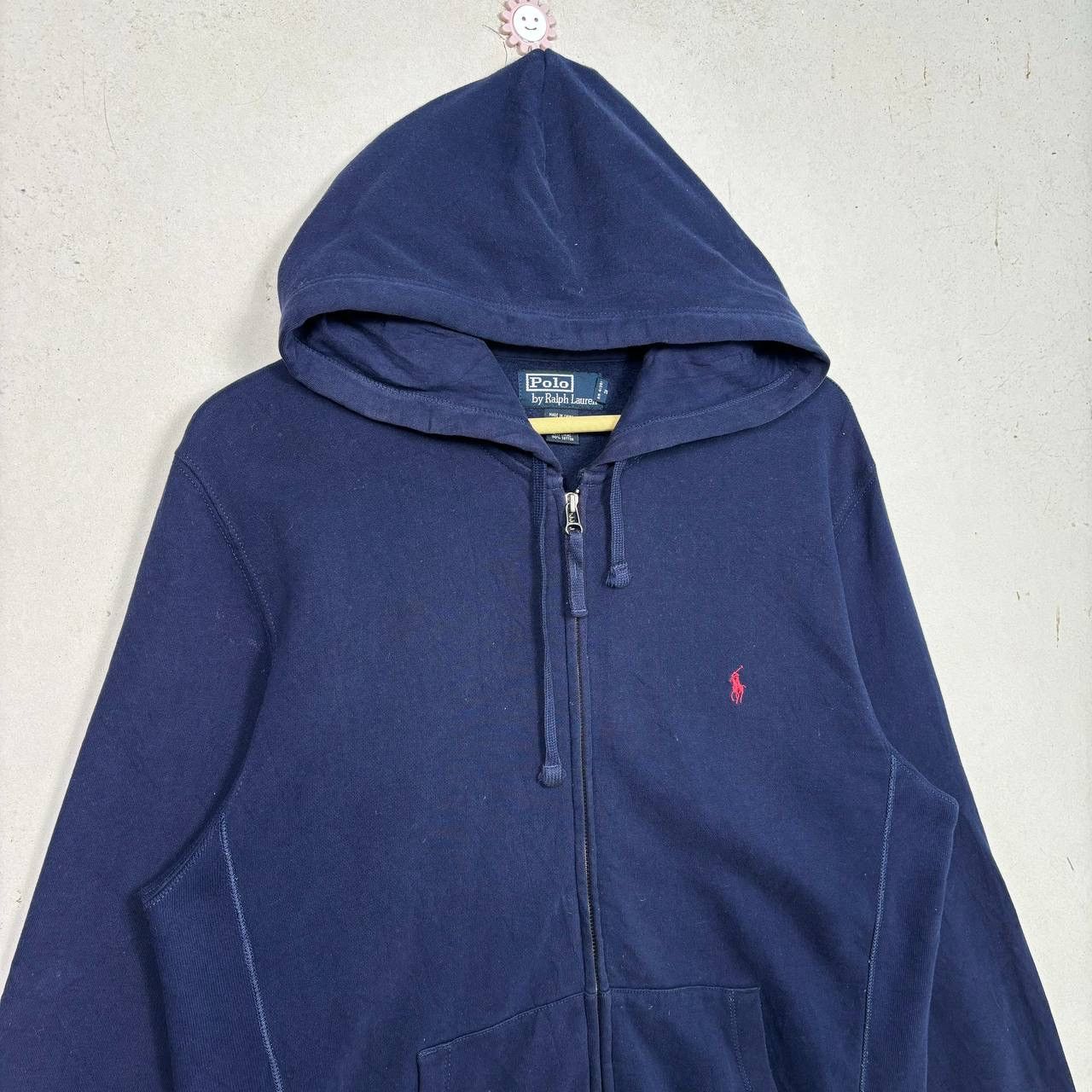 Polo Ralph Lauren Polo Ralph Lauren Navy Full Zip Hoodie Red Pony Small Size US S / EU 44-46 / 1 - 3 Thumbnail