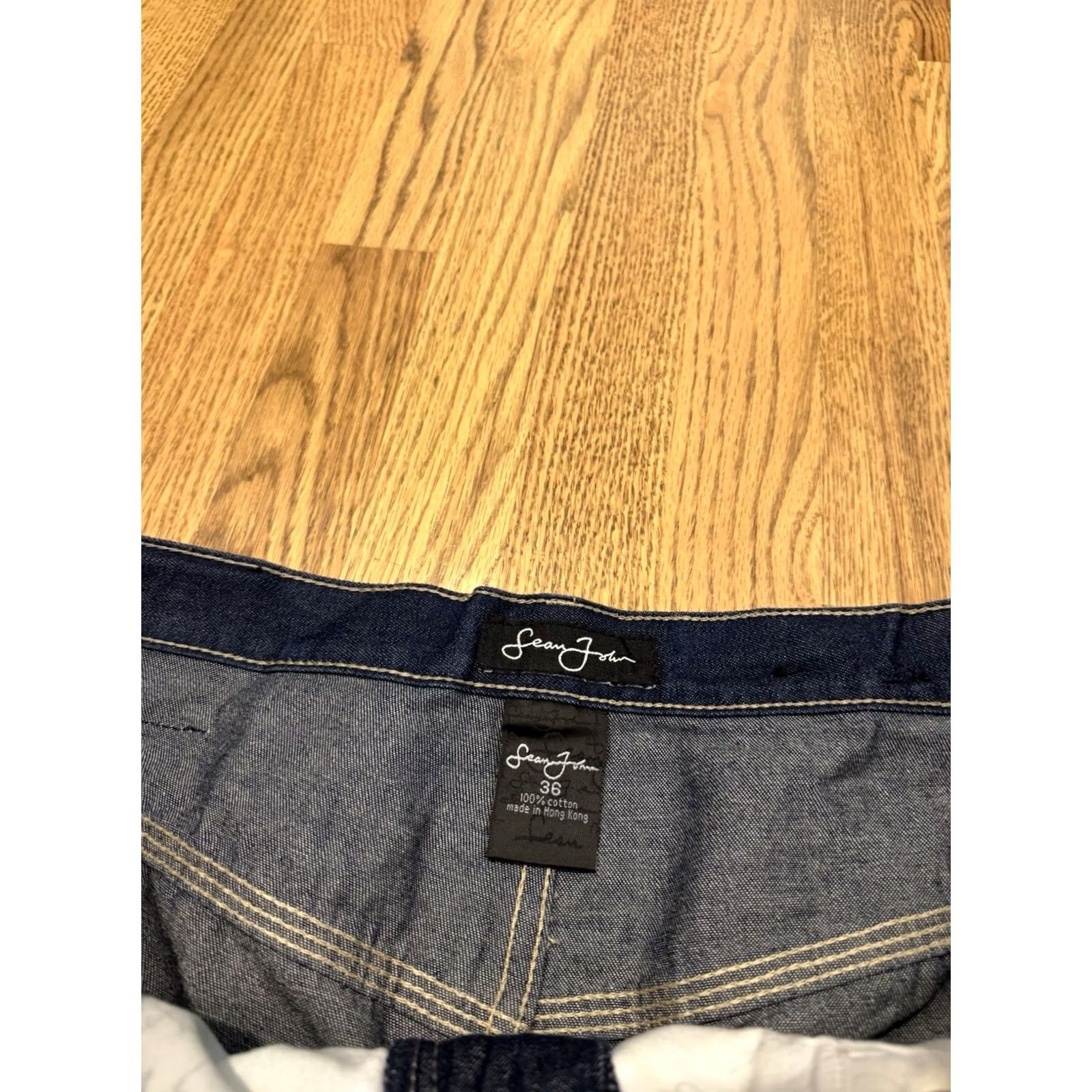 Sean John VINTAGE Sean John Shorts Men’s 36 Cargo Denim 5-Pocket Baggy Hip Hop Blues Size US 30 / EU 46 - 4 Thumbnail