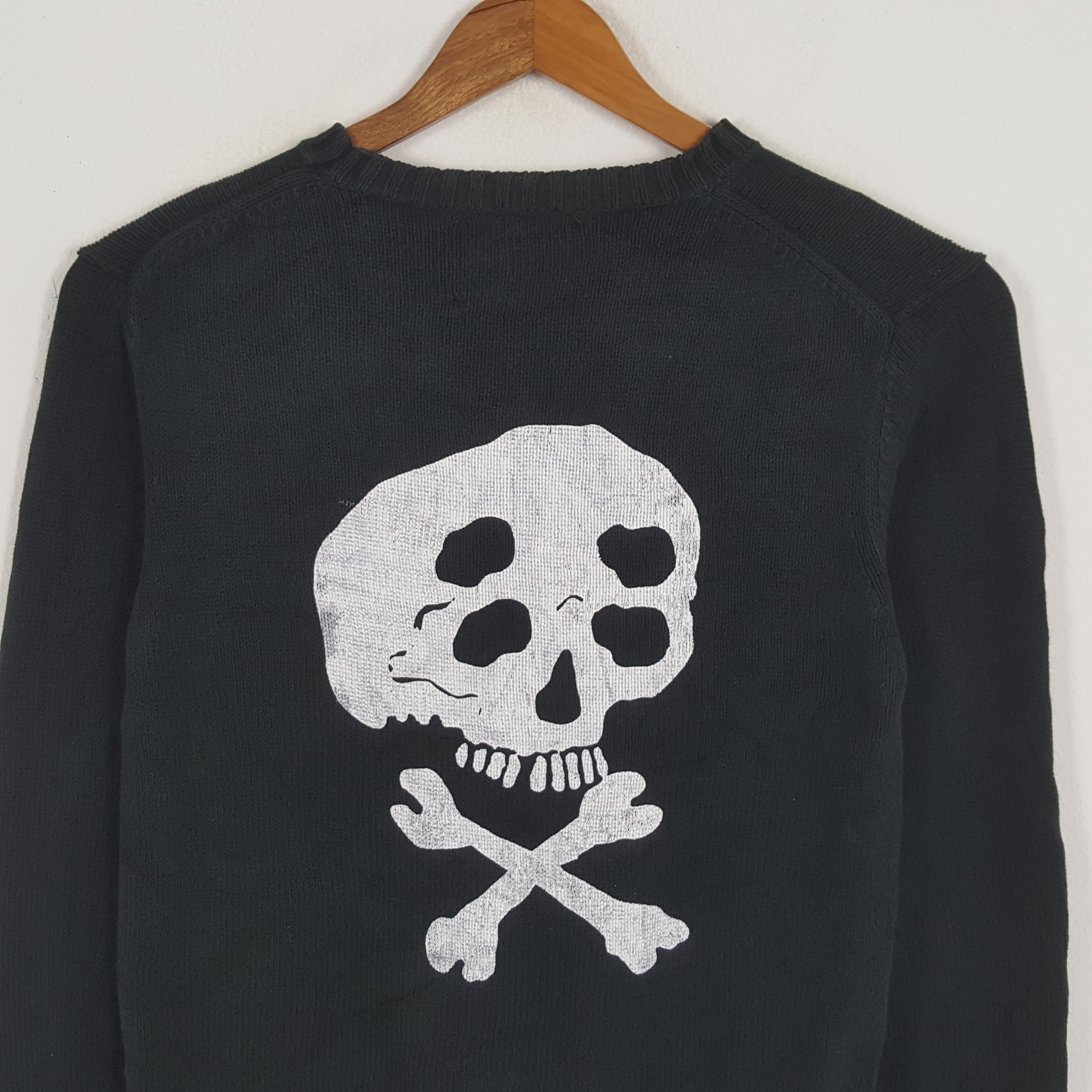 Issey Miyake × Japanese Brand × Vintage Vintage INED HOMME by Issey Miyake SKULLS Custom Knitwear Size US M / EU 48-50 / 2 - 2 Thumbnail