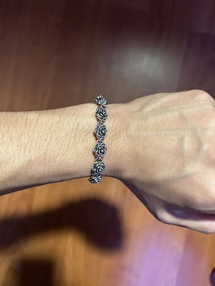 Jewelry Versatile Luxury Rose Flower Bracelet Size ONE SIZE - 5 Thumbnail